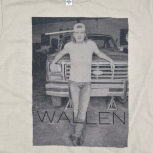 Morgan Wallen Tan T-shirt Bella-Canvas (Medium) Short Sleeve Very Good Condition