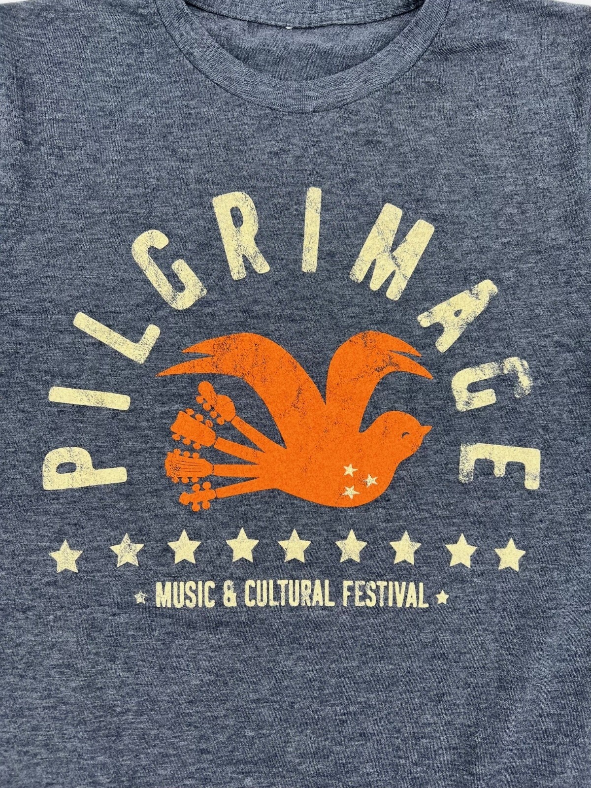 Pilgrimage Music Festival 2021 Blue T-Shirt (Small) Dave Matthews/Black Keys - Image 3