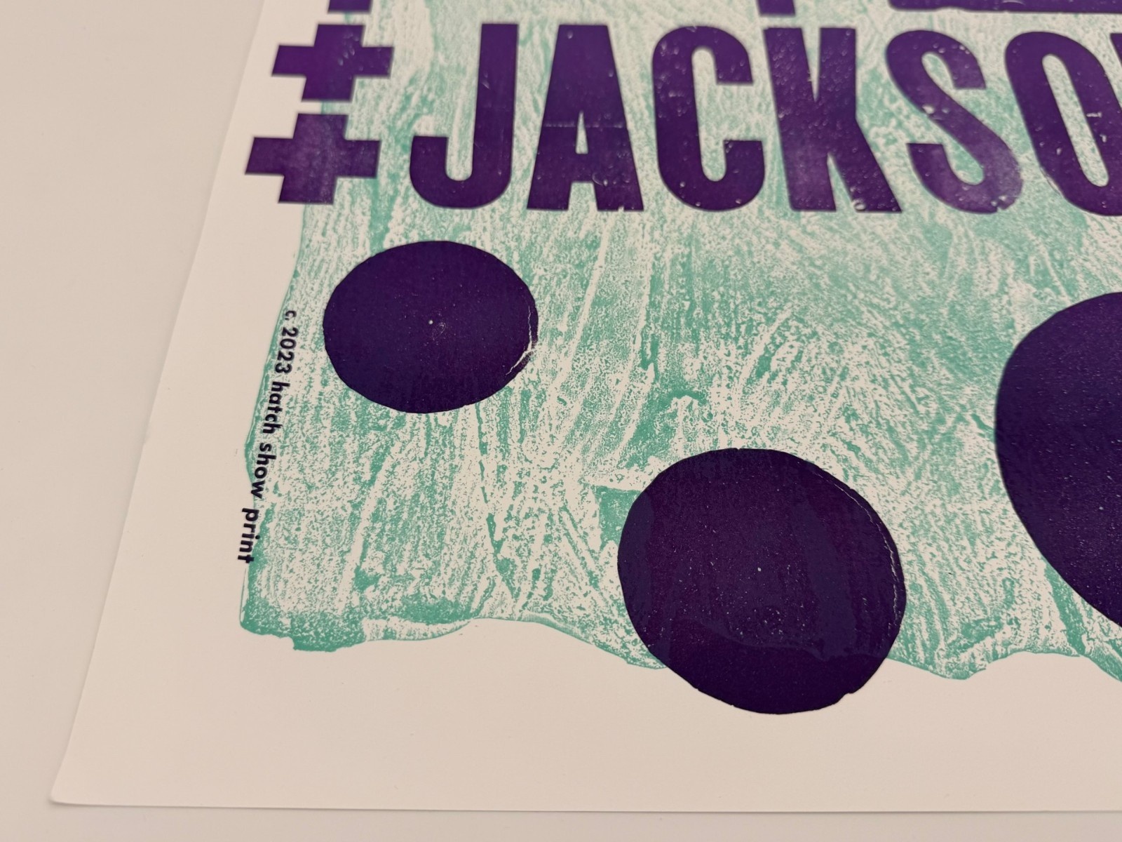 Janet Jackson Hatch Show Print Columbia, SC 4-25-2023 Excellent 15" X 23" - Image 4