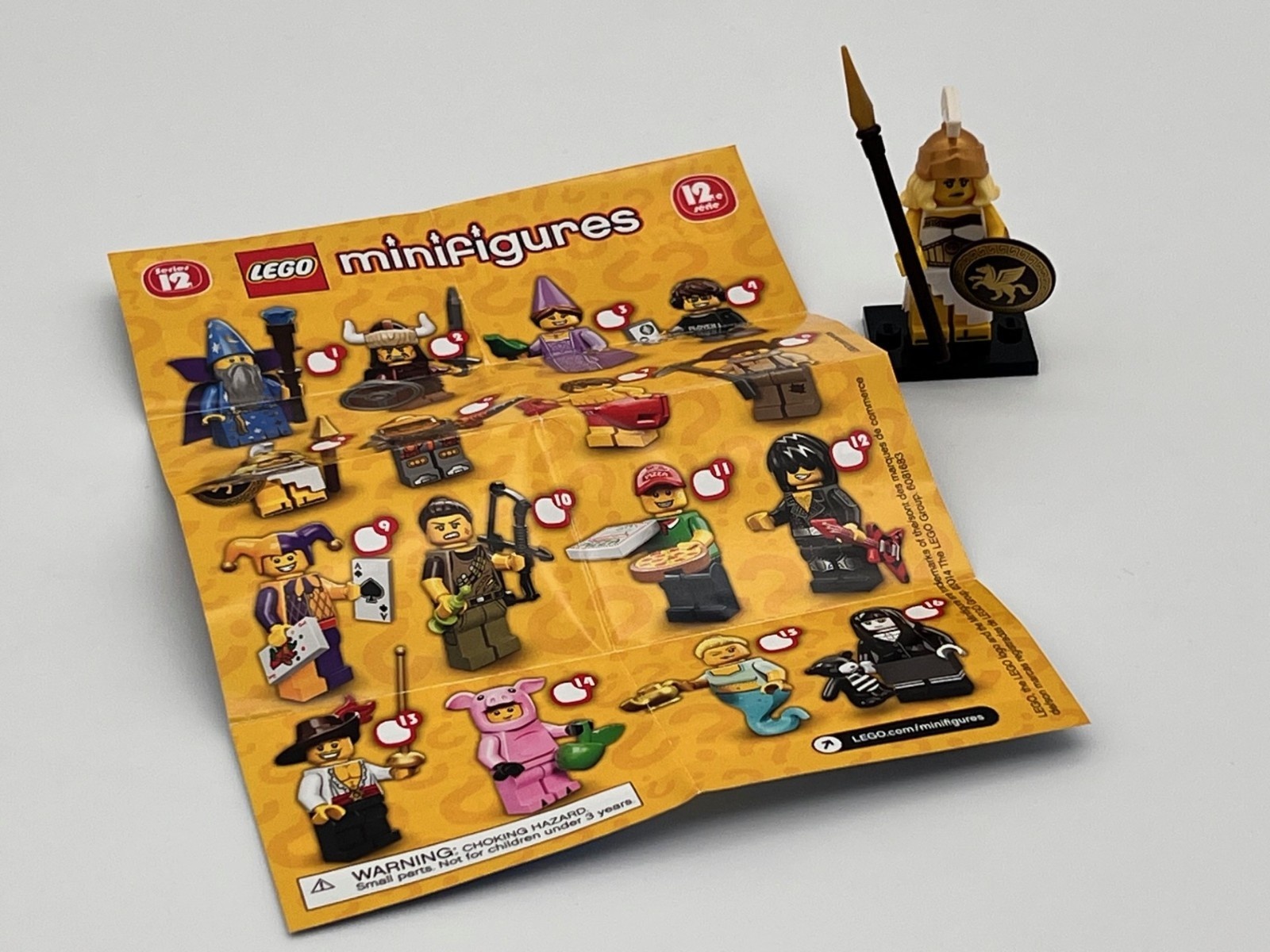 LEGO Minifigures Battle Goddess 71007 Series 12 Excellent with Insert - Image 5