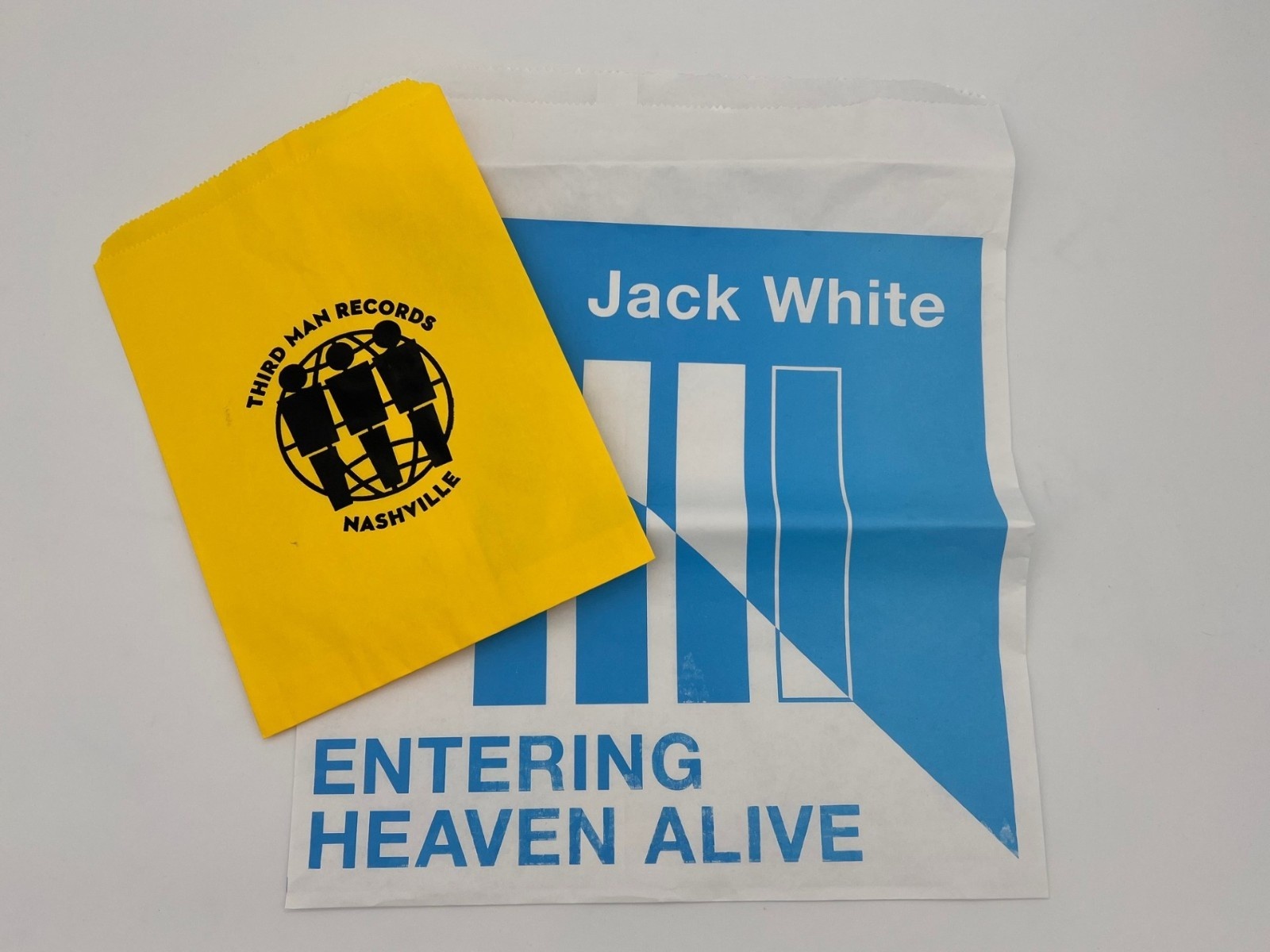 Third Man Records & Jack White "Entering Heaven Alive" Promo Paper Shopping Bags