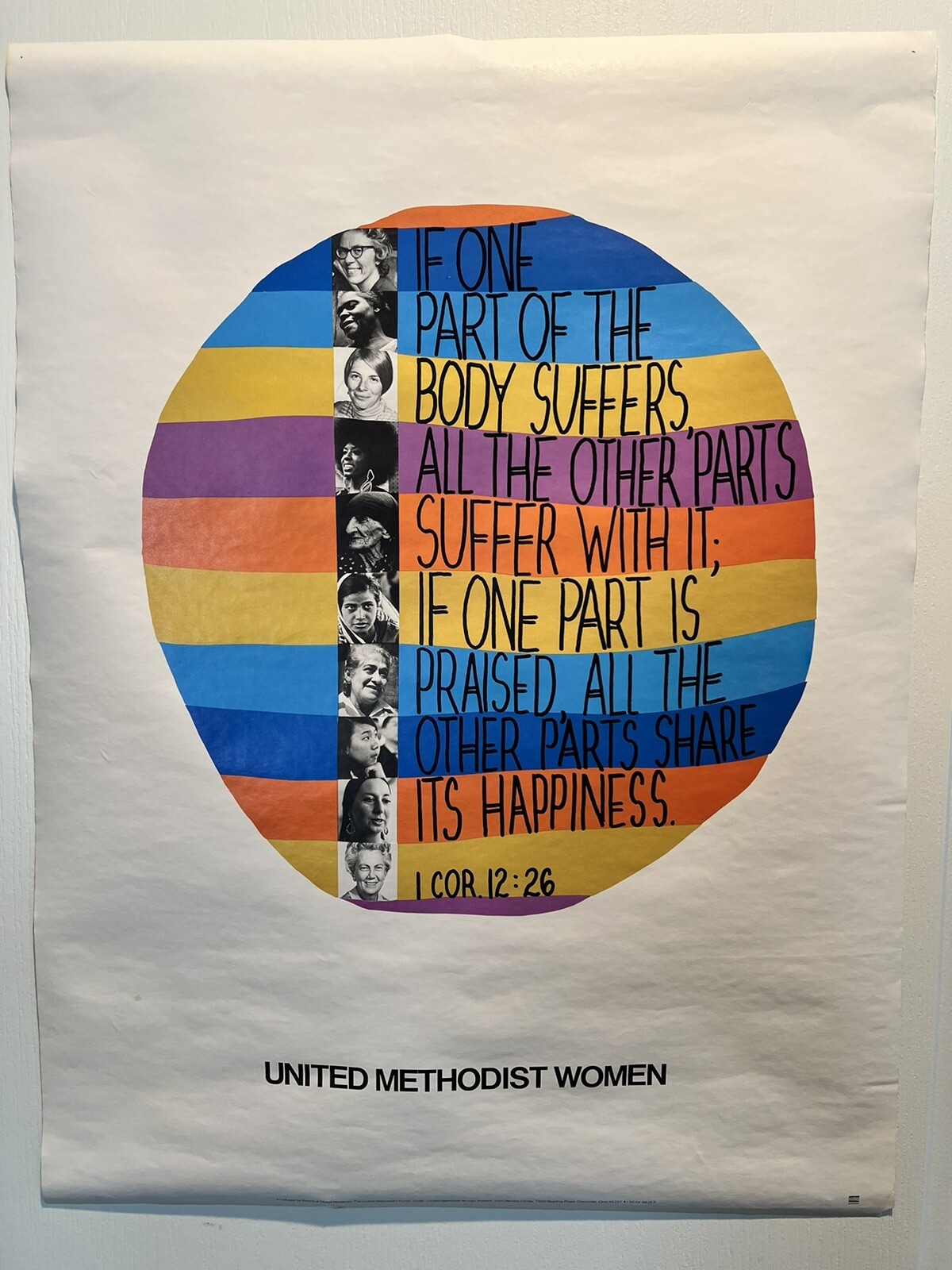 Collection Of 3 United Methodust Women Posters (Vintage) 18.25” X 24.25” - Image 9