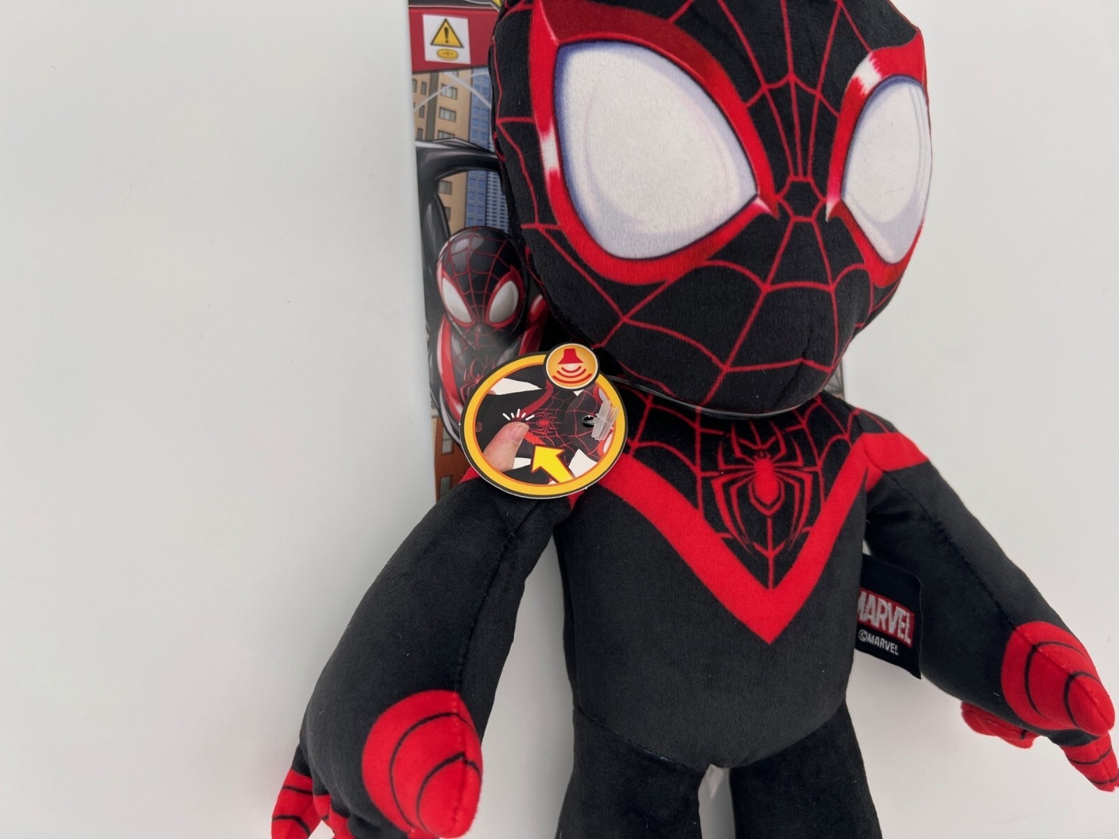 Mattel Marvel Spider-Man Plush Talker 12" Brand New (11.75" tall) - Image 2