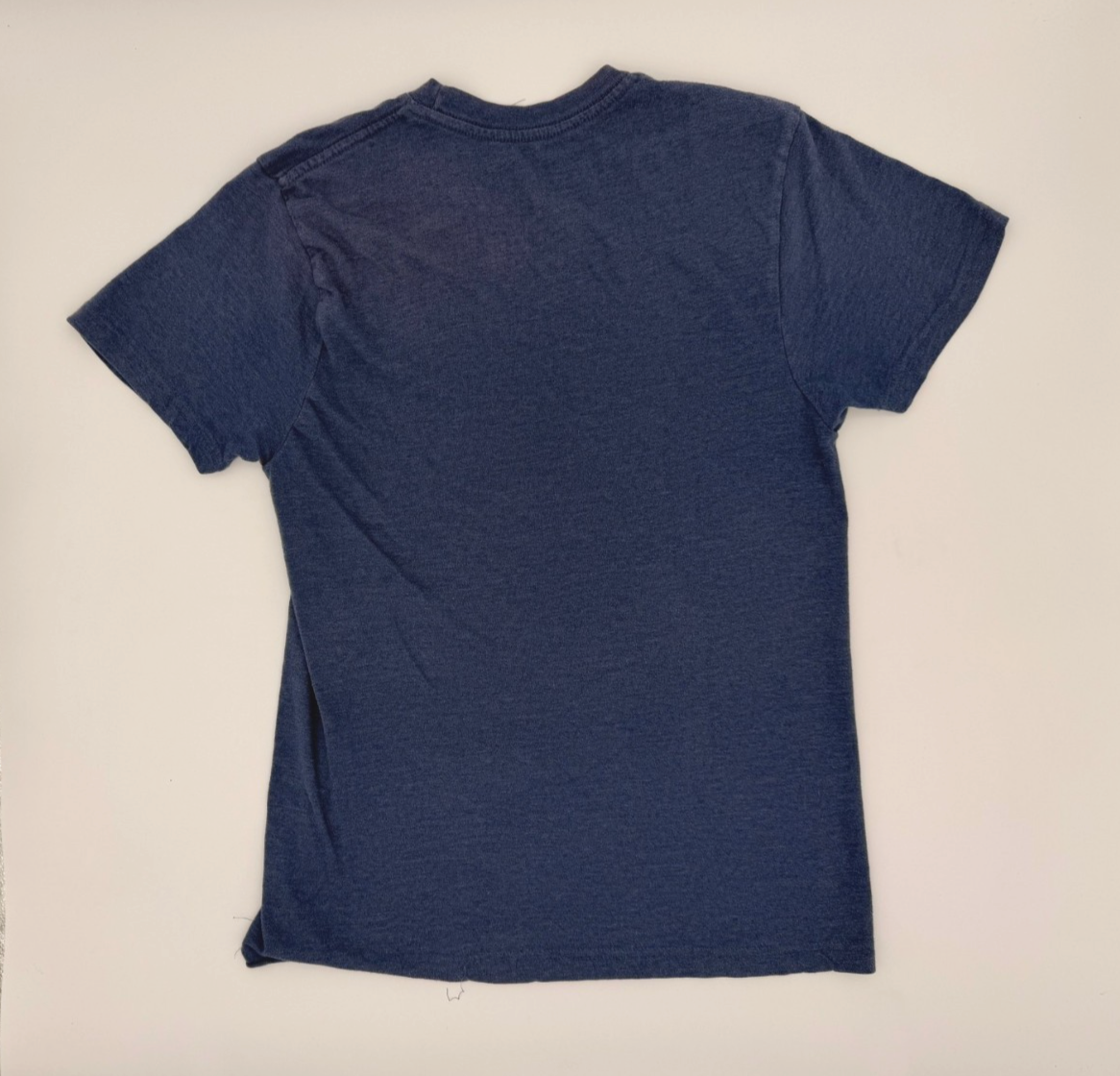 Van Halen 1980 Concert Remake Blue Tee T Shirt Used Size Small - Image 2