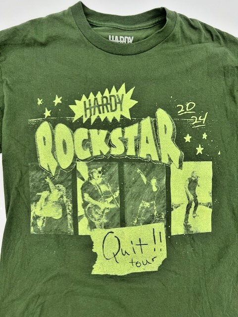 Hardy 2024 Quit!! Tour Long-Sleeve T-shirt Green (Medium) Country 2-Sided - Image 3