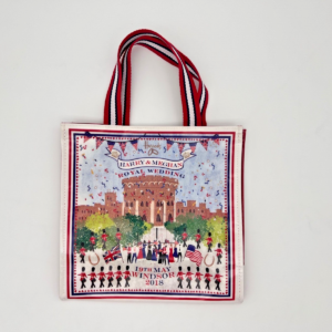 Harrods Harry & Megan Royal Wedding Tote (10"X10") May 19 Windsor 2018