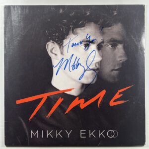 Mikky Ekko “Time” LP/RCA (VG+) 180g 2015 Insert Autographed
