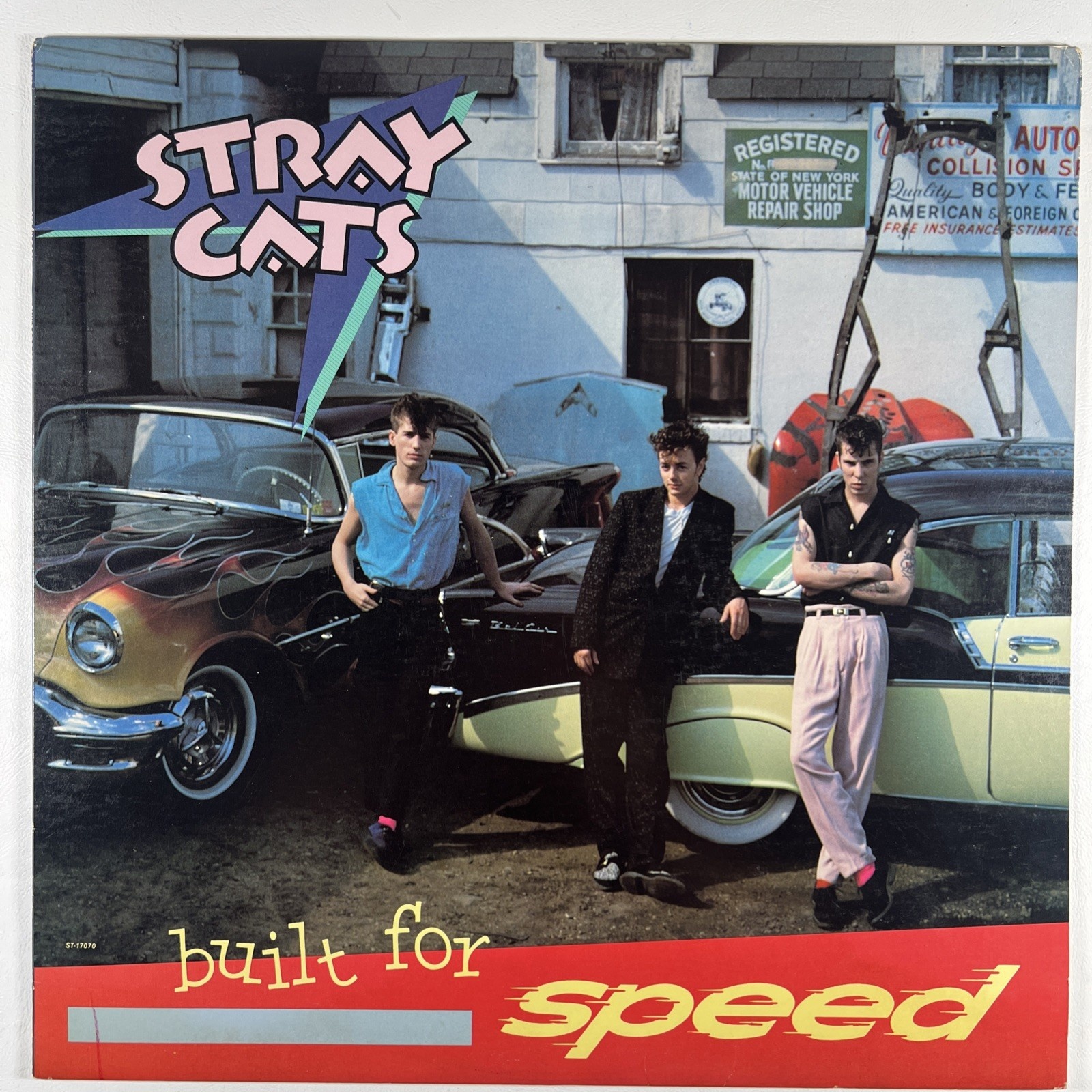 Stray Cats “Built For Speed” LP/EMI ST-17070 (EX) 1982 Rock This Town