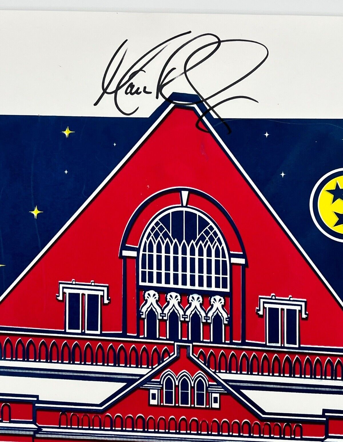 O.A.R. Autographed Numbered Custom Print 2018 Ryman Auditorium Nashville (28/50) - Image 6