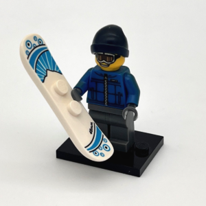 Lego Minifigure Series 5 Snowboarder Guy 8805 Retired Complete with Insert