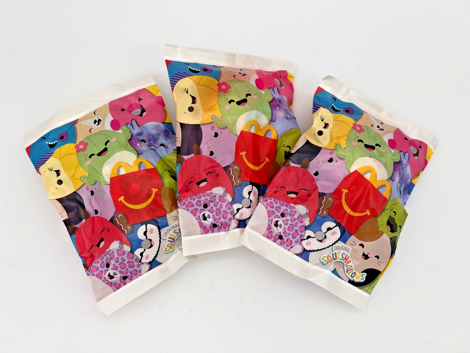 2025 McDonald's Squishmallows Happy Meal Toys (Set of 3) New & Unopened