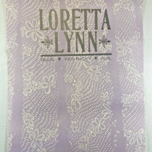 Loretta Lynn Hatch Show Print Blue Kentucky Girl Exhibit Country Music Hall Fame