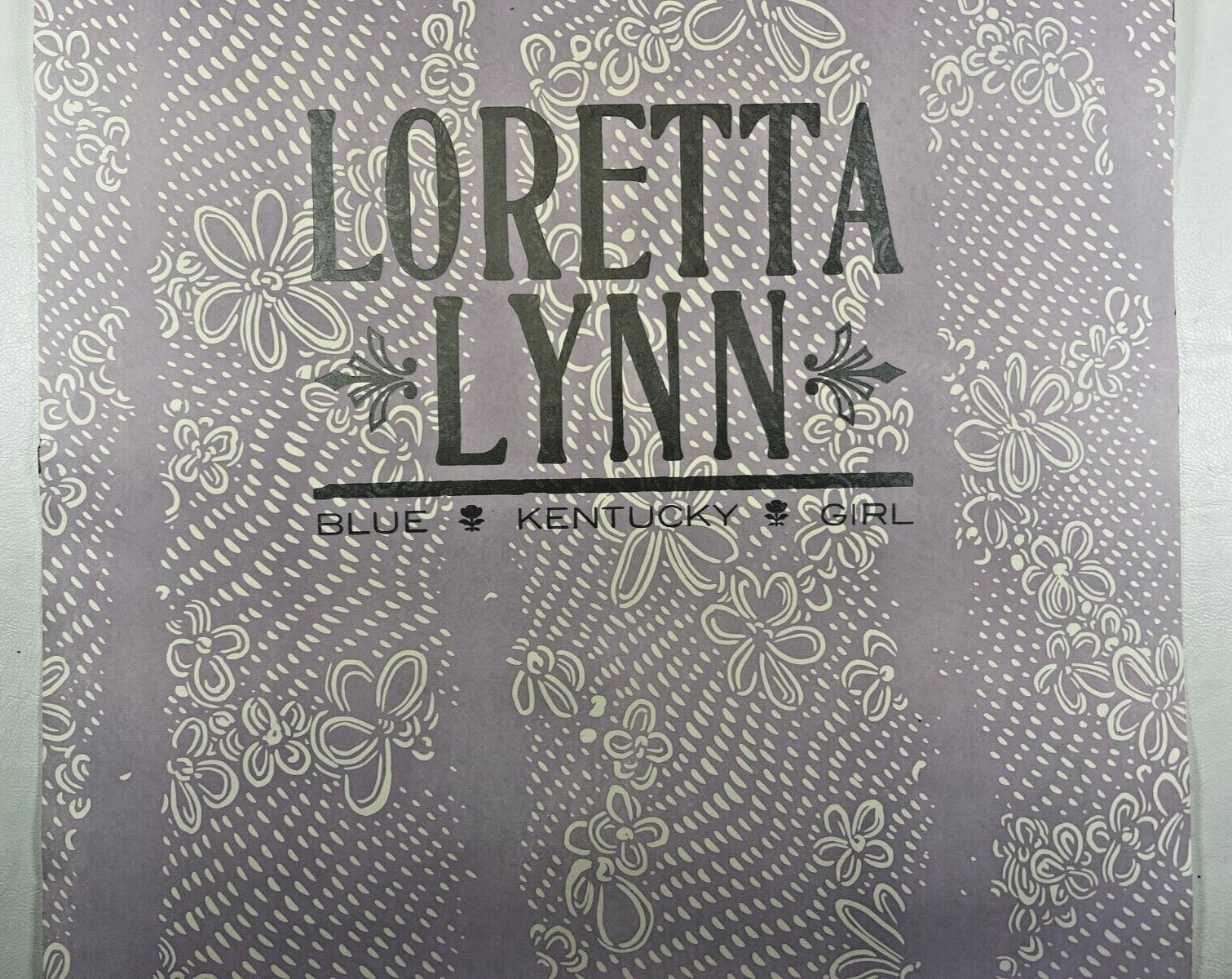 Loretta Lynn Hatch Show Print Blue Kentucky Girl Exhibit Country Music Hall Fame - Image 5