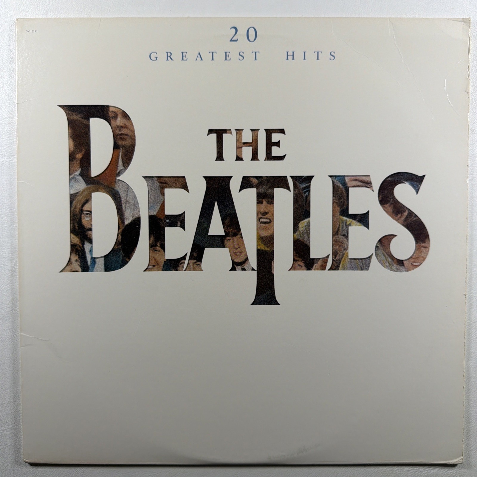 The Beatles - 20 Greatest Hits LP Capitol SV-12245 VG+ 1982 First Cover Hey Jude