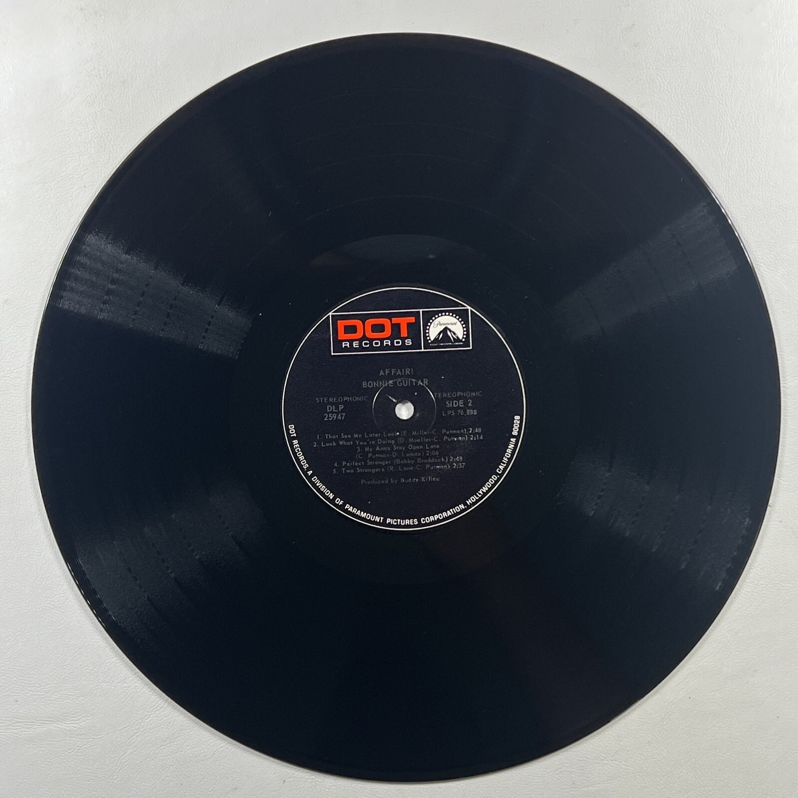 Bonnie Guitar “Affair!” LP/Dot Records DLP 25947 (EX) 1969 Shrinkwrap - Image 4