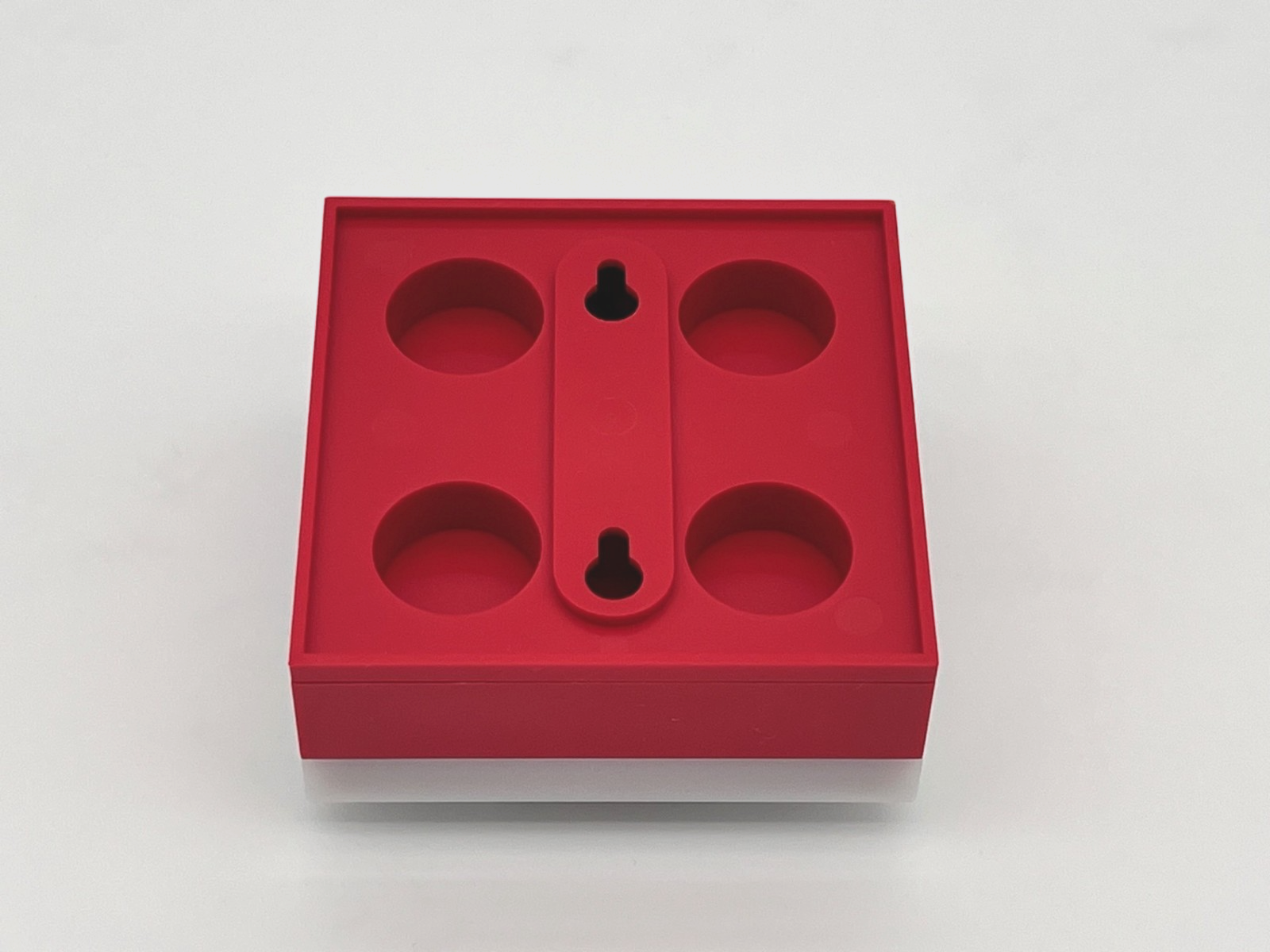 Lego Brick Night Light LGLBP1B (Excellent) 3"X3" Red/White - Image 4