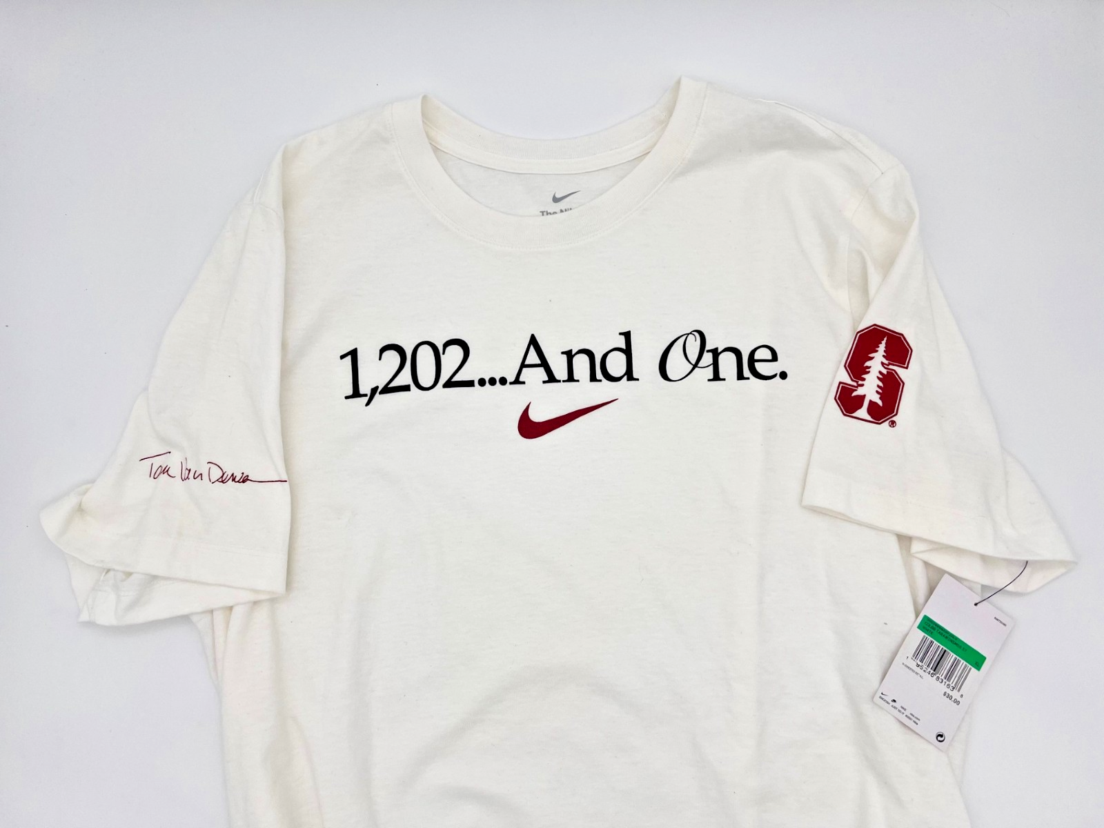 Nike Tara VanDerveer Stanford Cardinal T-Shirt Mens 1202 and One NWT XL