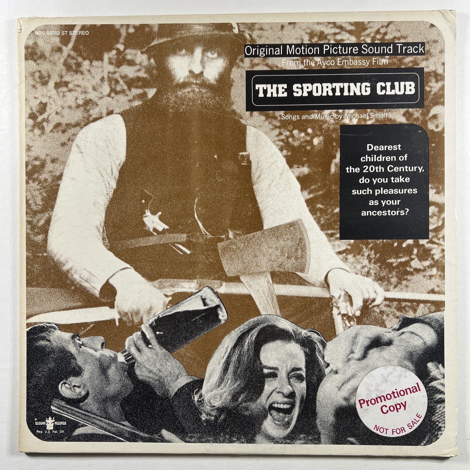 Michael Small “The Sporting Club Soundtrack” LP/Buddah BDS 95002 (EX) Promo 1971