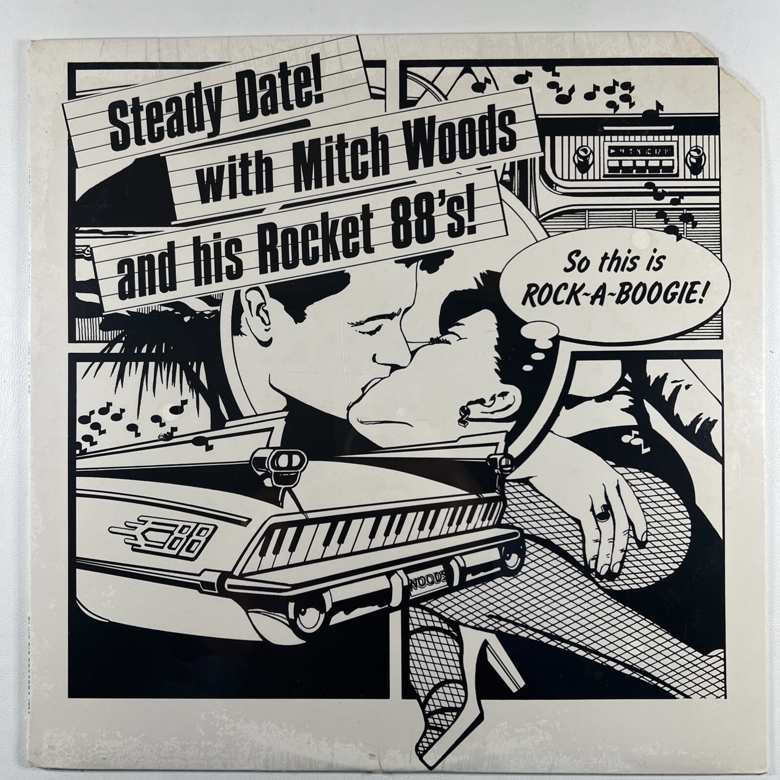 Mitch Woods And His Rocket 88's - “Steady Date!” LP/Blind Pig BP-1784 (Sealed)