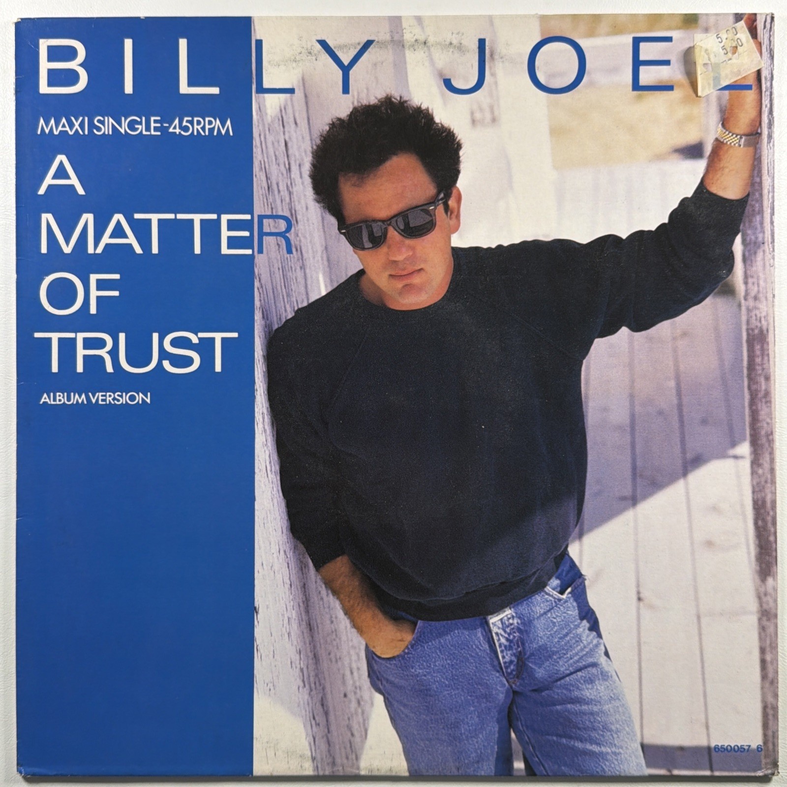 Billy Joel - A Matter Of Trust Maxi Single CBS 86323 NM 1986 Netherlands