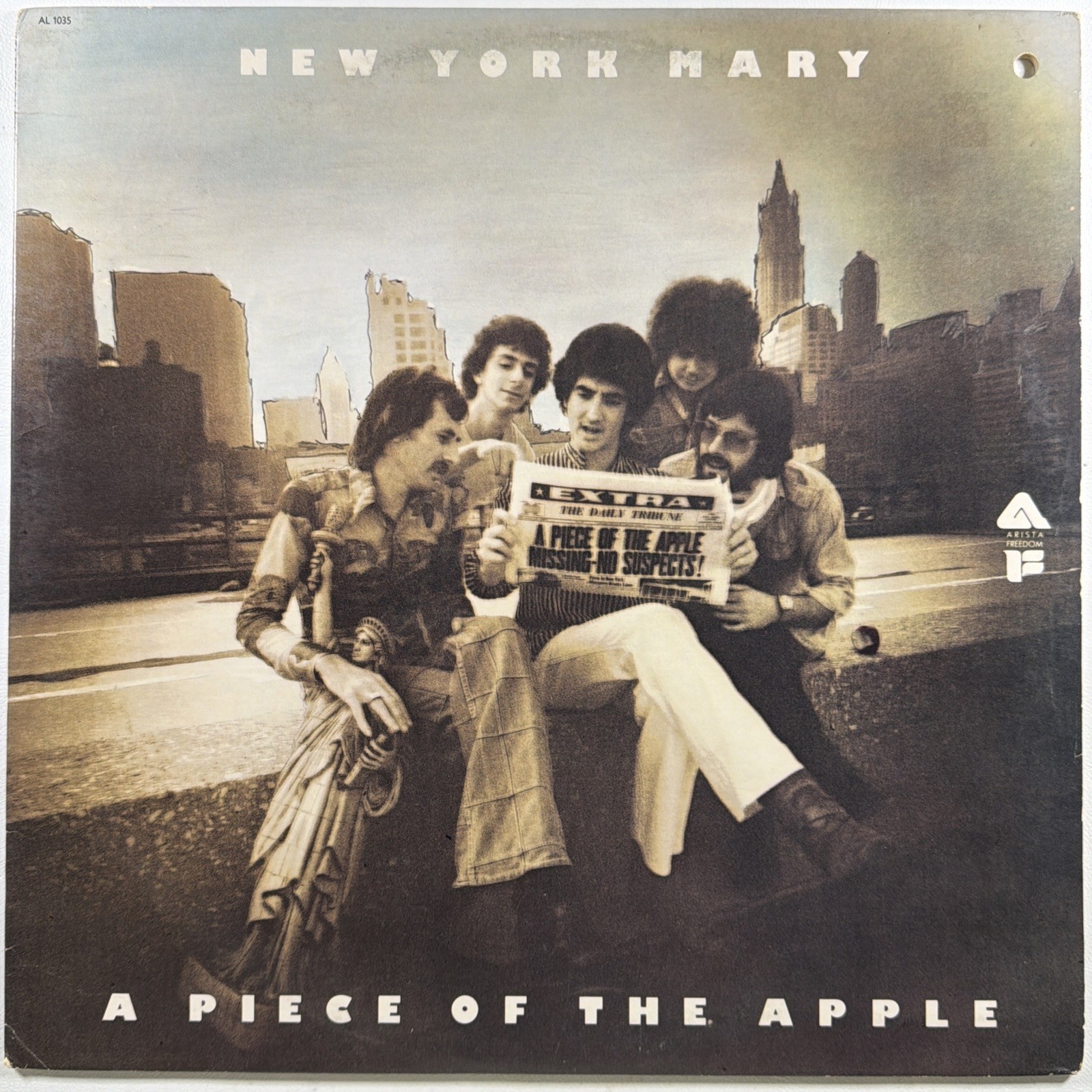 New York Mary - A Piece of the Apple LP Arista AL 1035 NM 1976 Promo Inserts