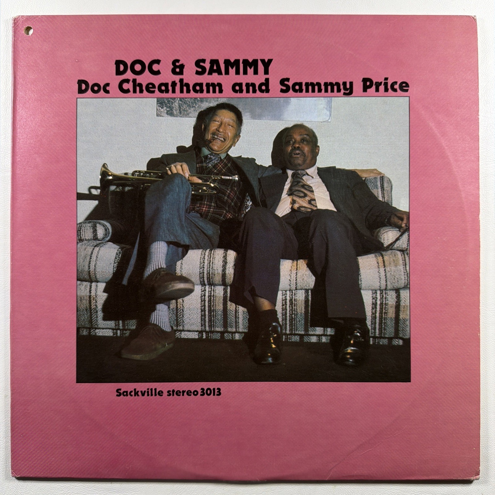 Doc Cheatham and Sammy Price - Doc & Sammy LP Sackville Stereo 3013 EX 1976