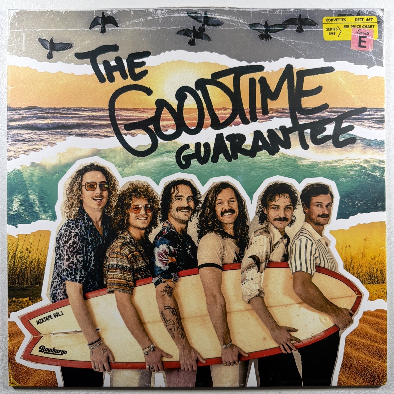 Bombargo - The Goodtime Guarantee LP We Are Bombargo NM Ltd Ed Blue First Press