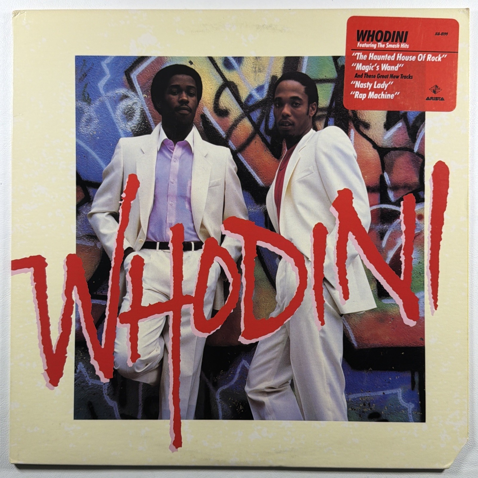 Whodini - Self Titled LP Jive Arista Records JL8-8199 EX 1983 Hype Hip-Hop