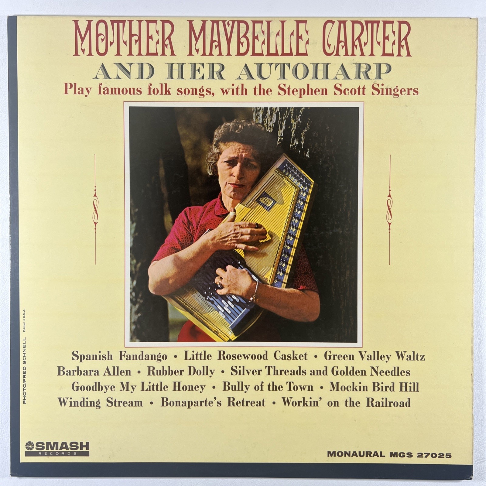 Mother Maybelle Carter And Her Autoharp LP Smash MGS 27025 NM Mono 1963