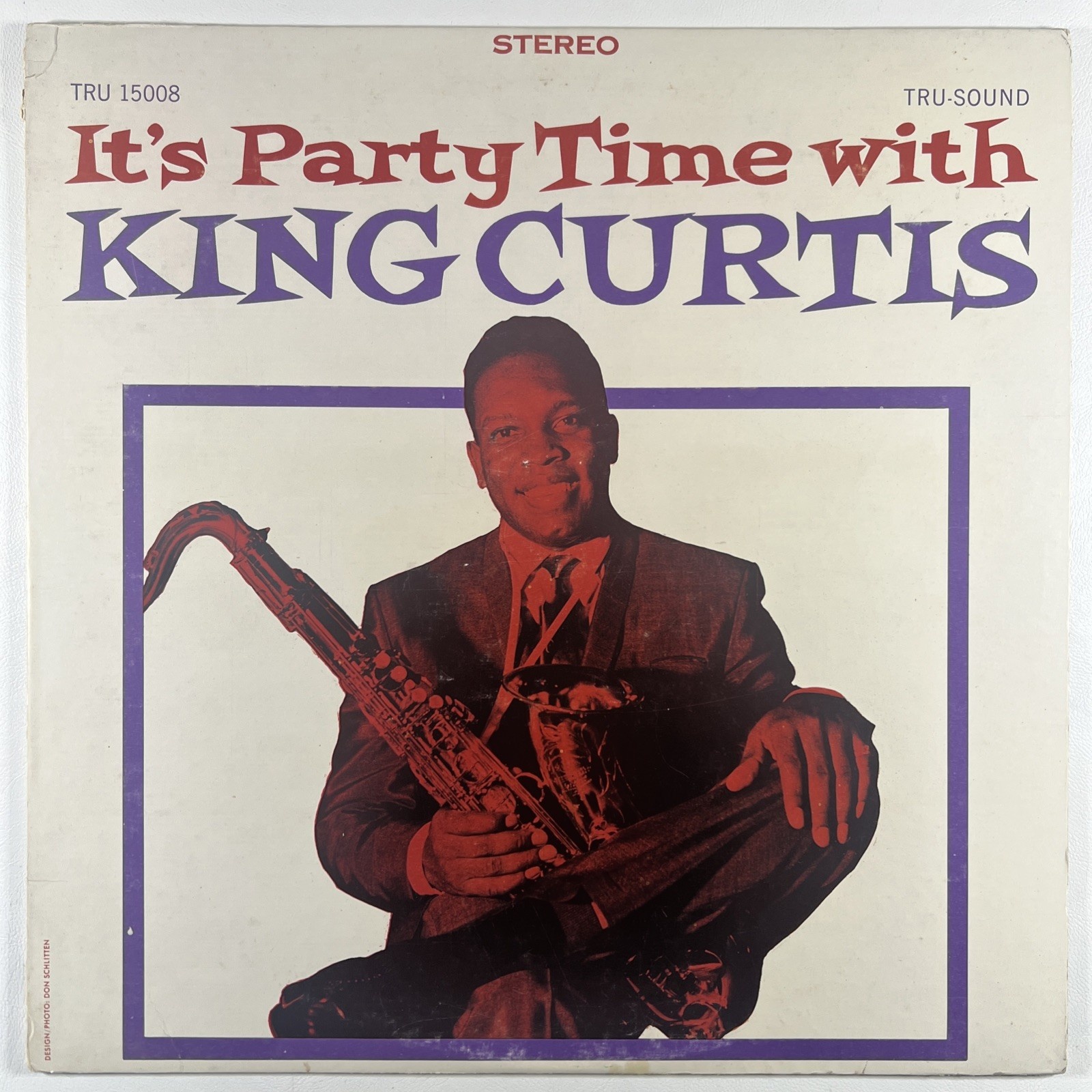 King Curtis - It's Party Time With King Curtis LP TRU-Sound 15008 VG+ Mono