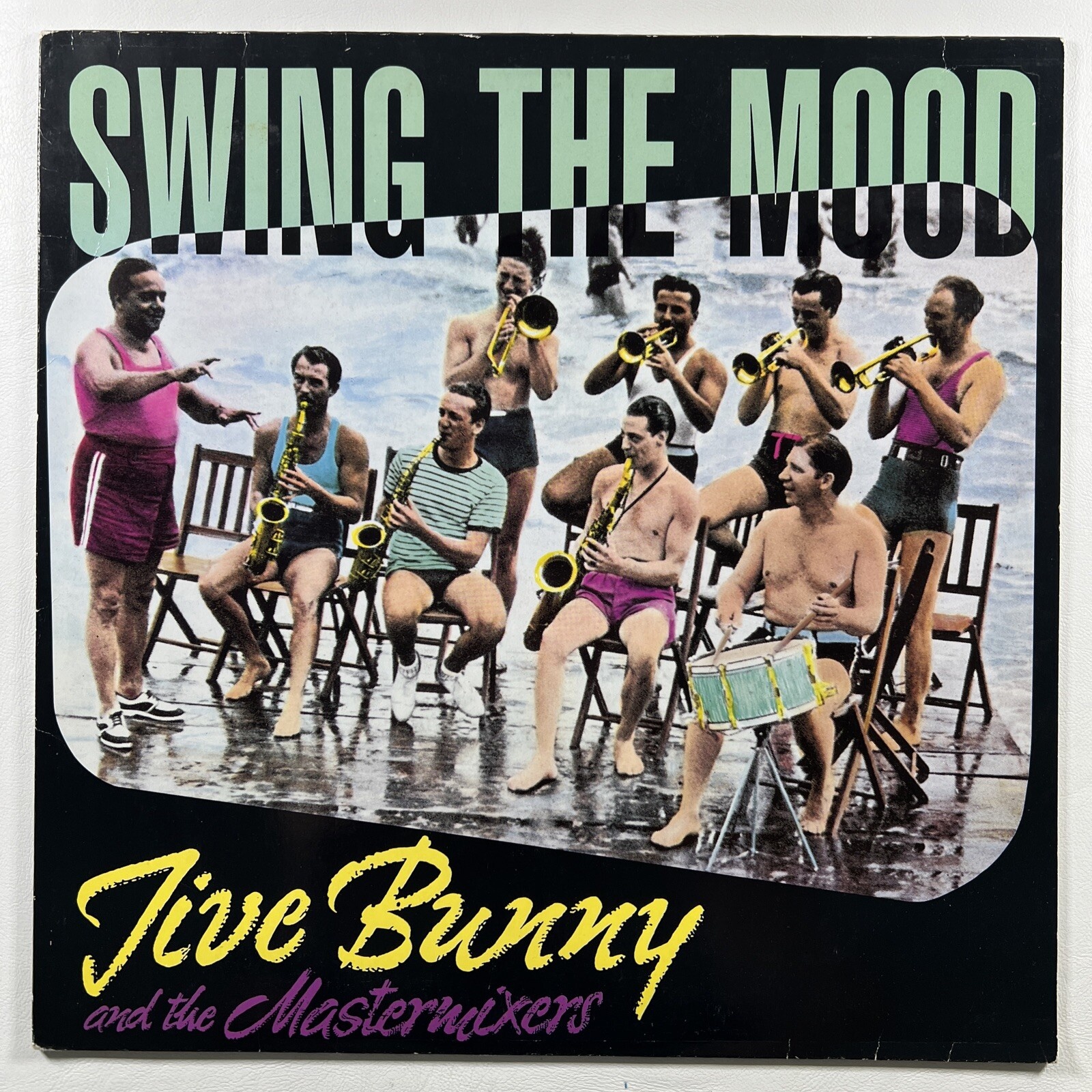 Jive Bunny And The Mastermixers “Swing The Mood” LP/BCM Records (EX) German 1989