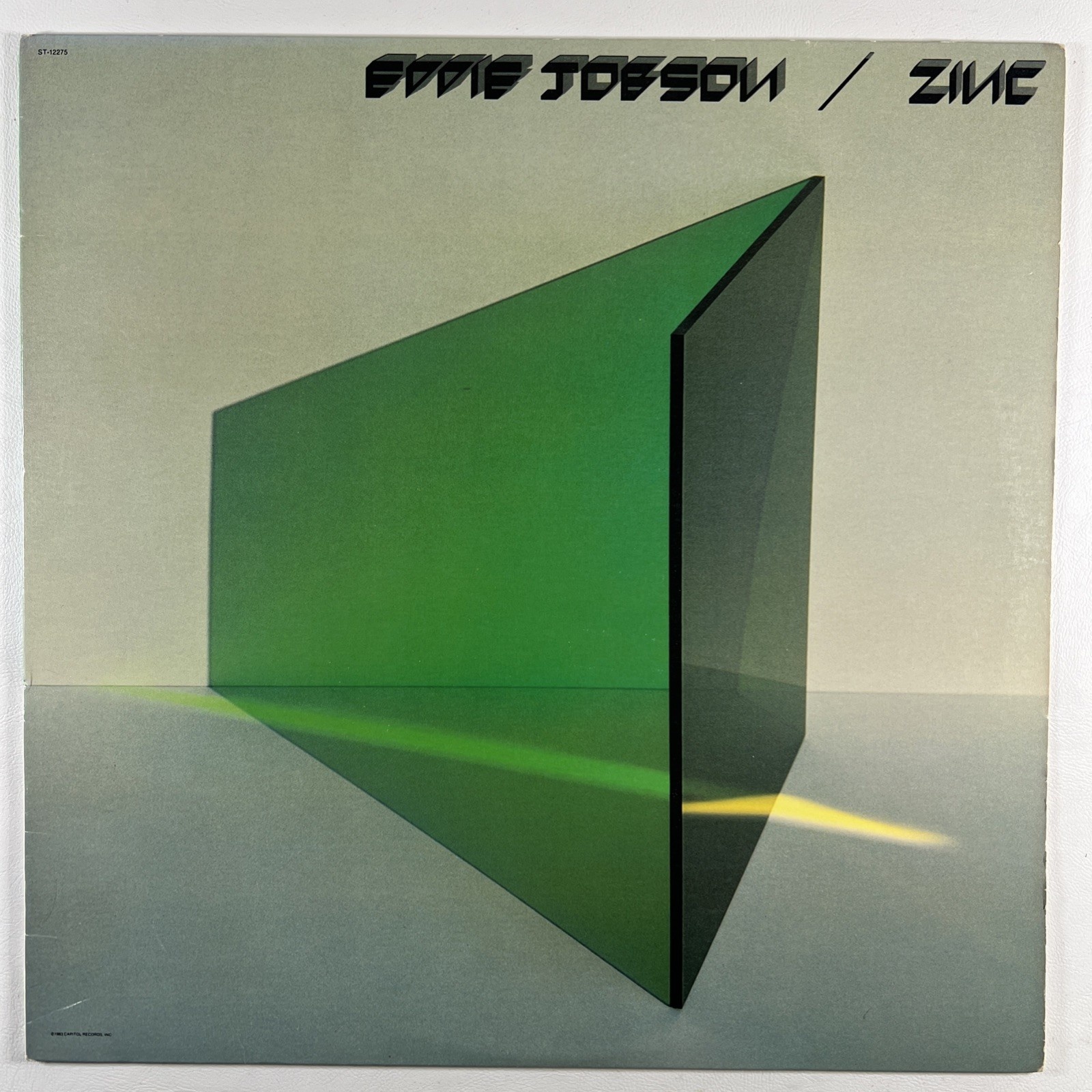 Eddie Jobson “Zinc” LP/Capitol ST-12275 (EX) 1983 Synth-Pop Prog Rock