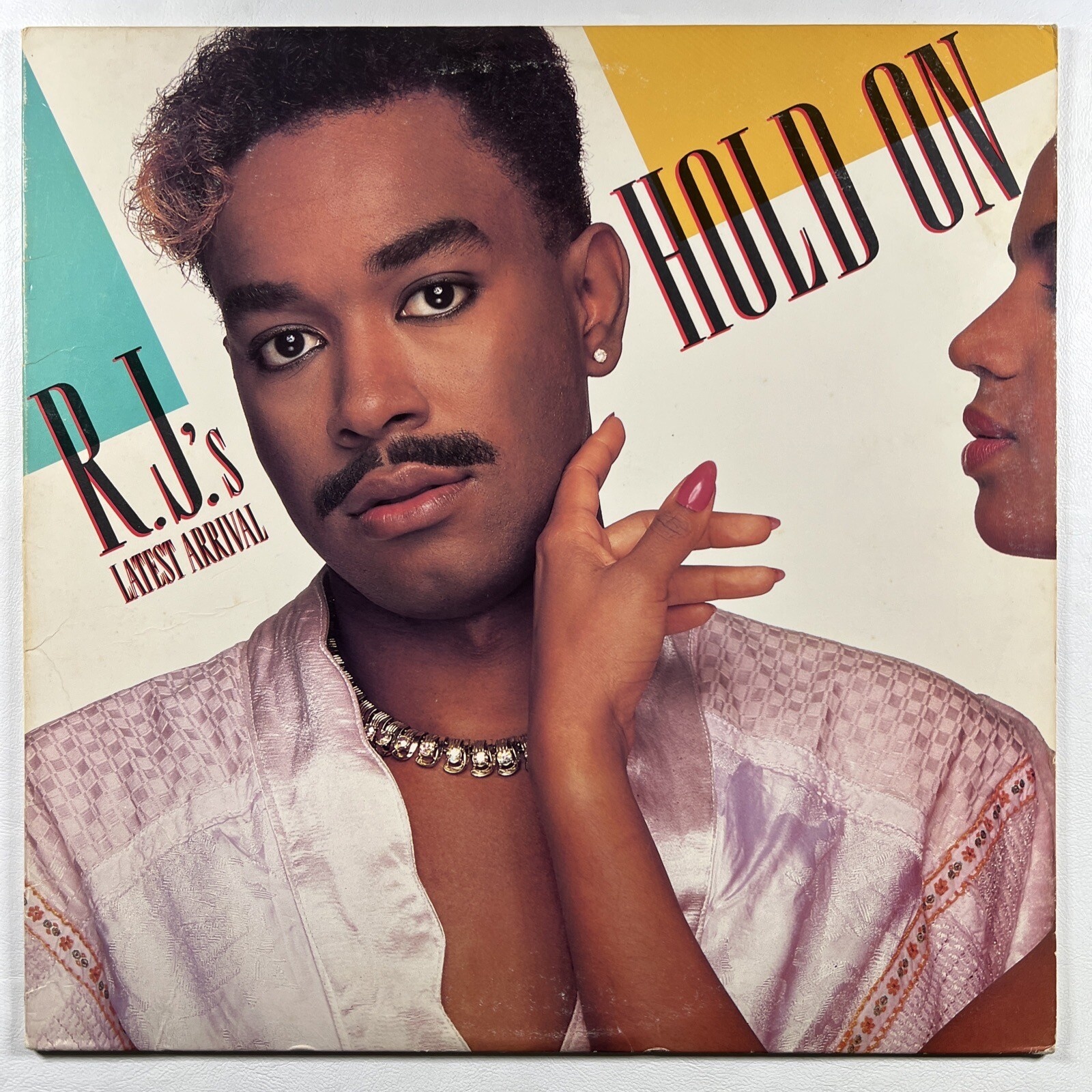 R.J.'s Latest Arrival “Hold On” LP/Manhattan Records ST-53037 (VG+) 1986