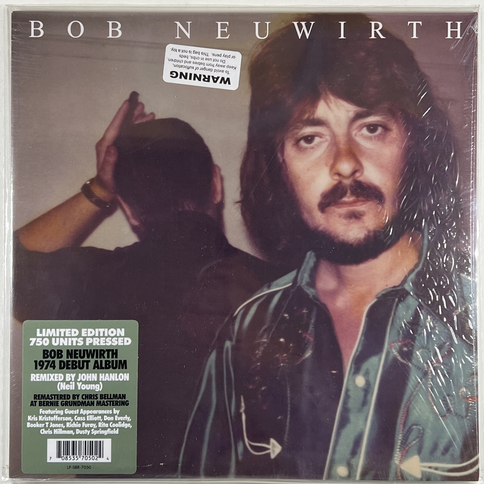 Bob Neuwirth “Bob Neuwirth” LP/Sunset Blvd SBR 7050 (EX) Ltd Ed 750 2024 UK Hype