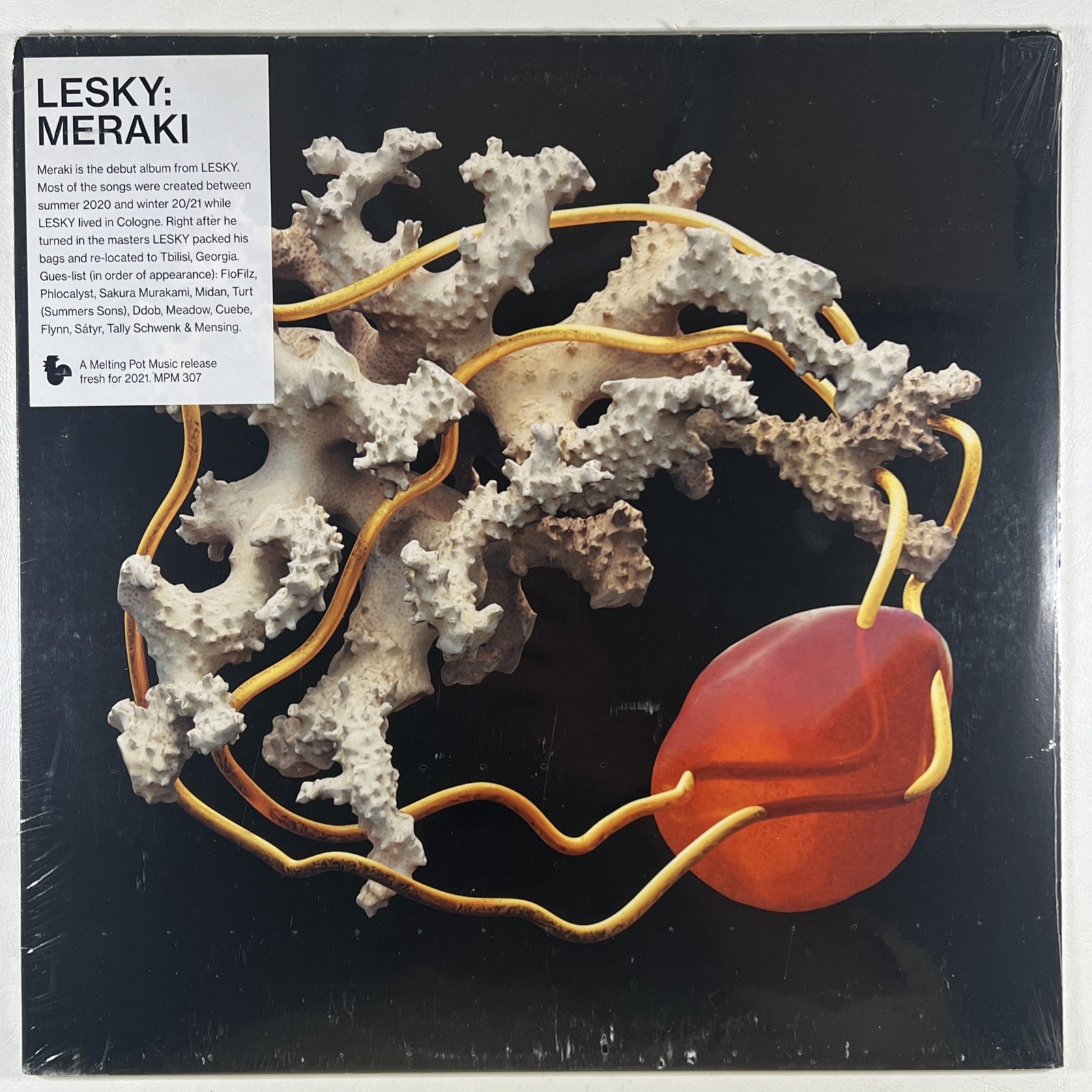 Lesky “Meraki” LP/Melting Pot Music (Sealed) 2021 Germany Hype Sticker