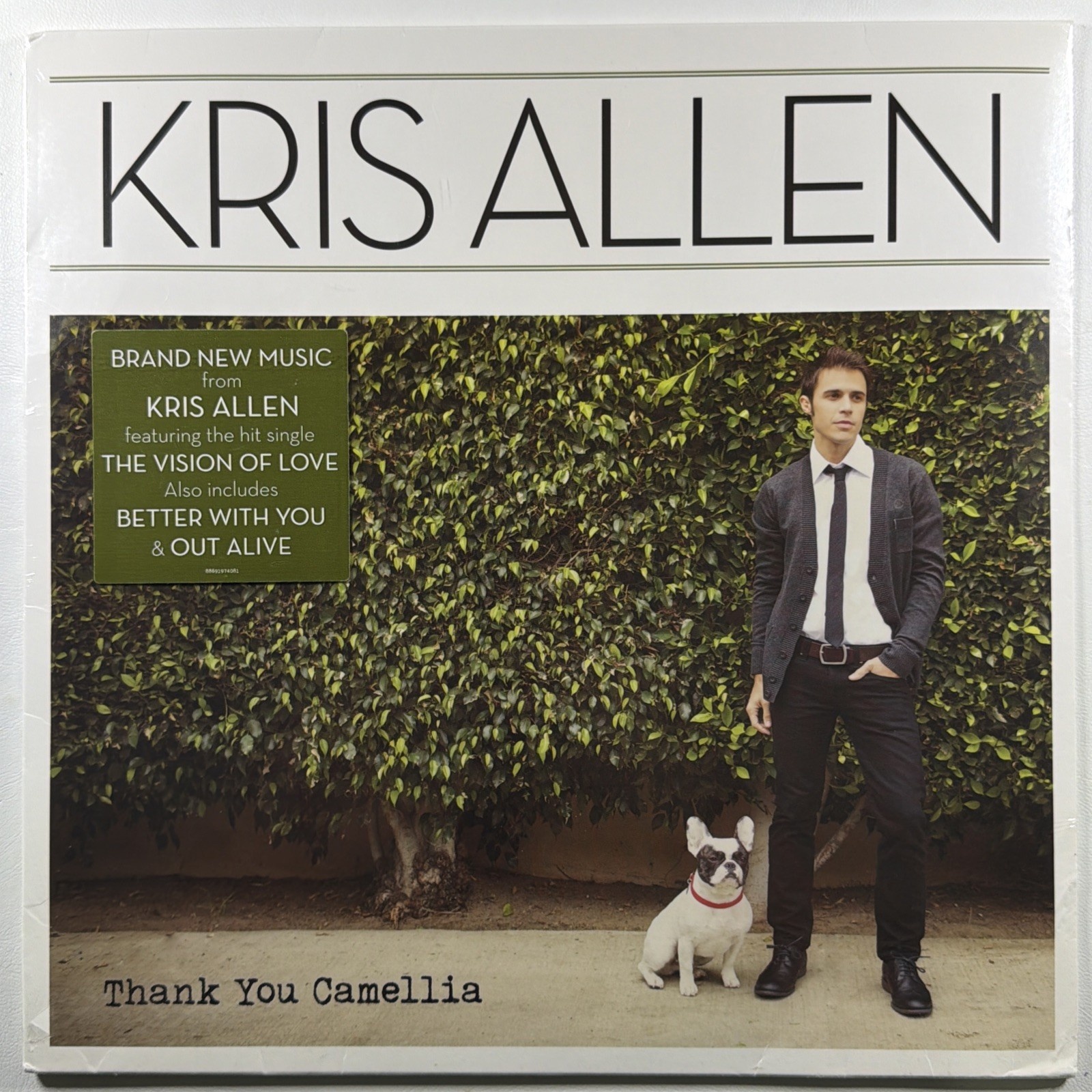 Kris Allen - Thank You Camellia LP RCA 88691974081 Sealed 2012 Hype Pop Rock