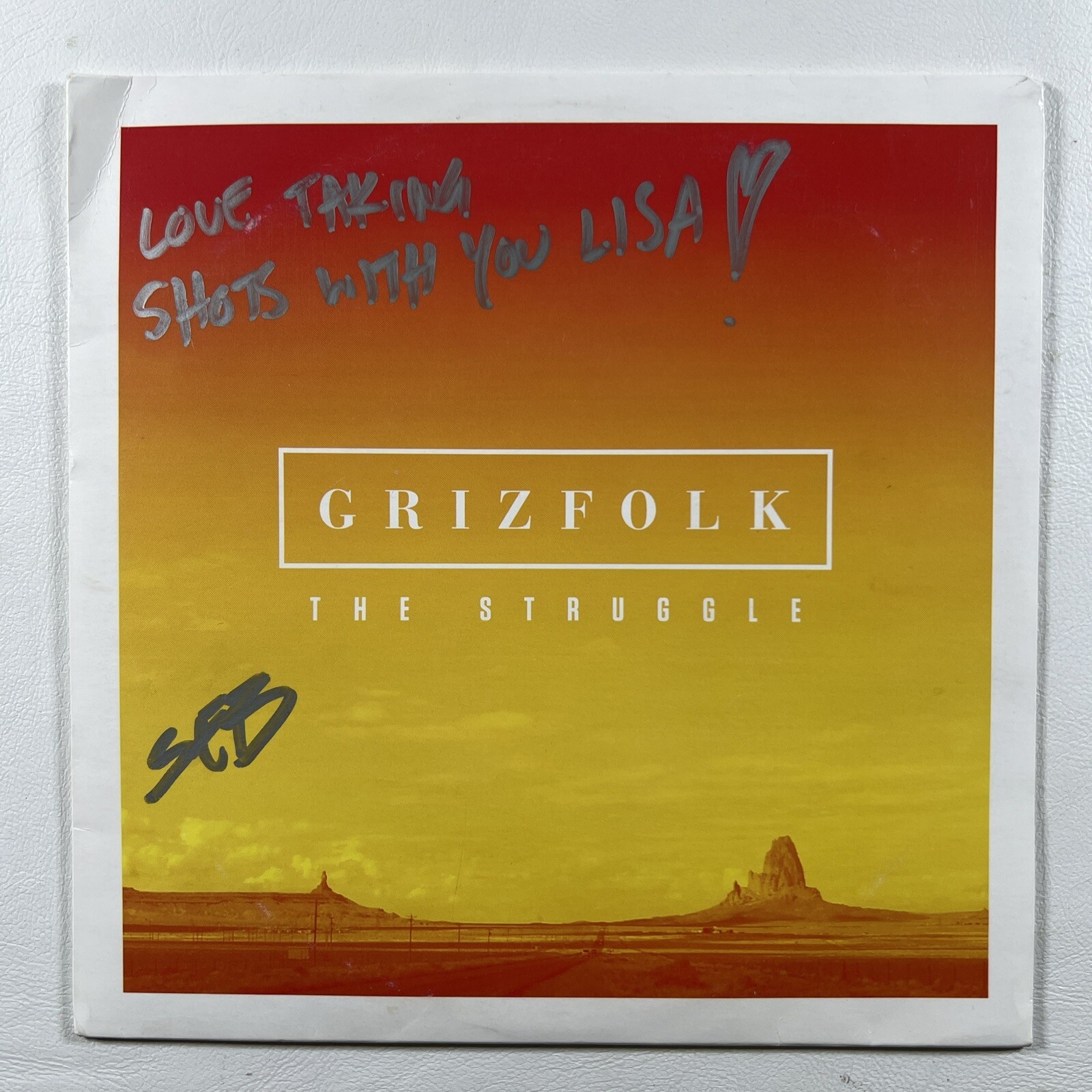 Grizfolk “The Struggle/Cosmic Angel” Single 7”/Virgin 45RPM 2014