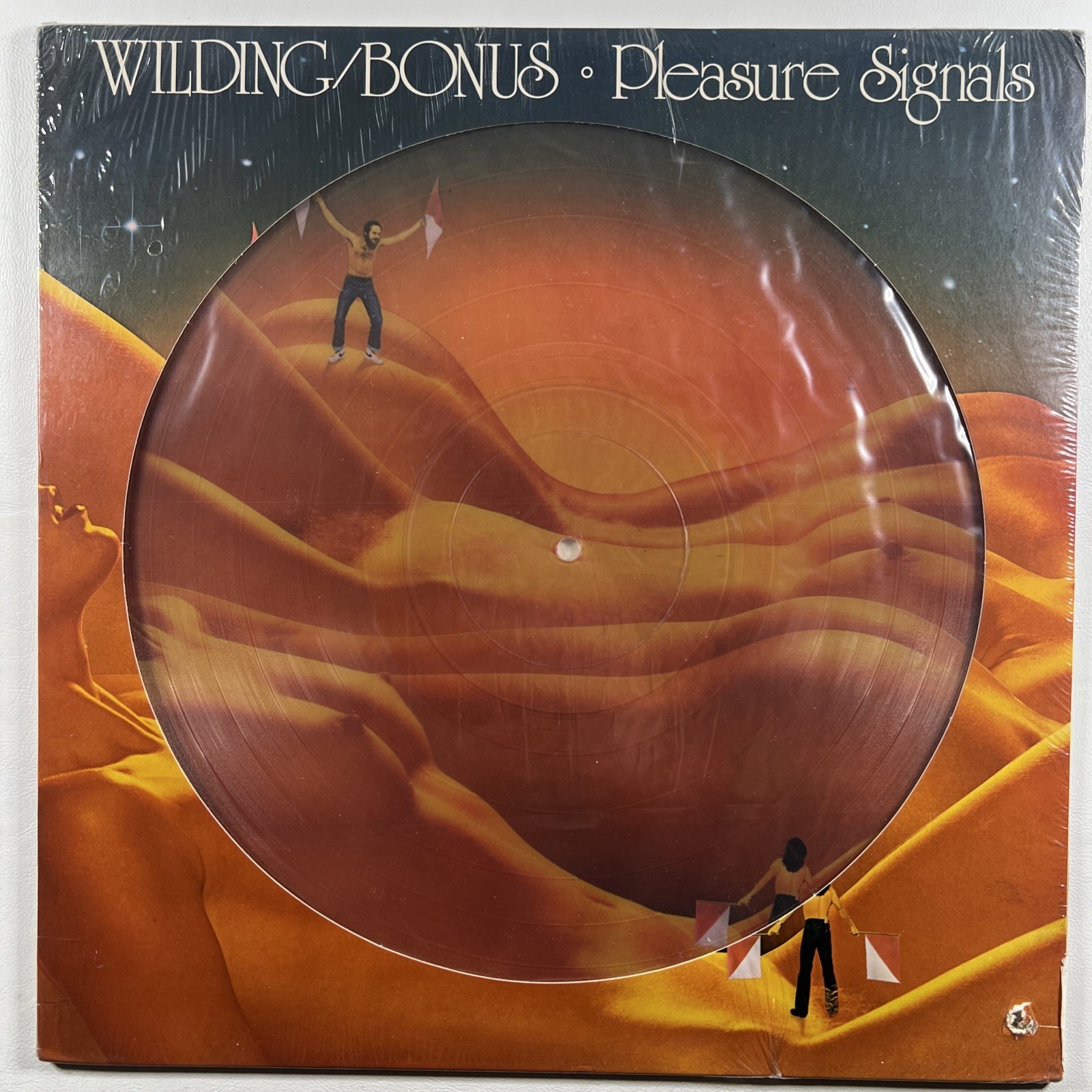 WILDING / BONUS - Pleasure Signals LP Visa Records IMP 7003 Sealed Picture Disc
