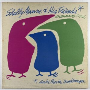 Shelly Manne & His Friends Vol 1 LP Contemporary C3525 VG+ 1956 Deep Groove Mono