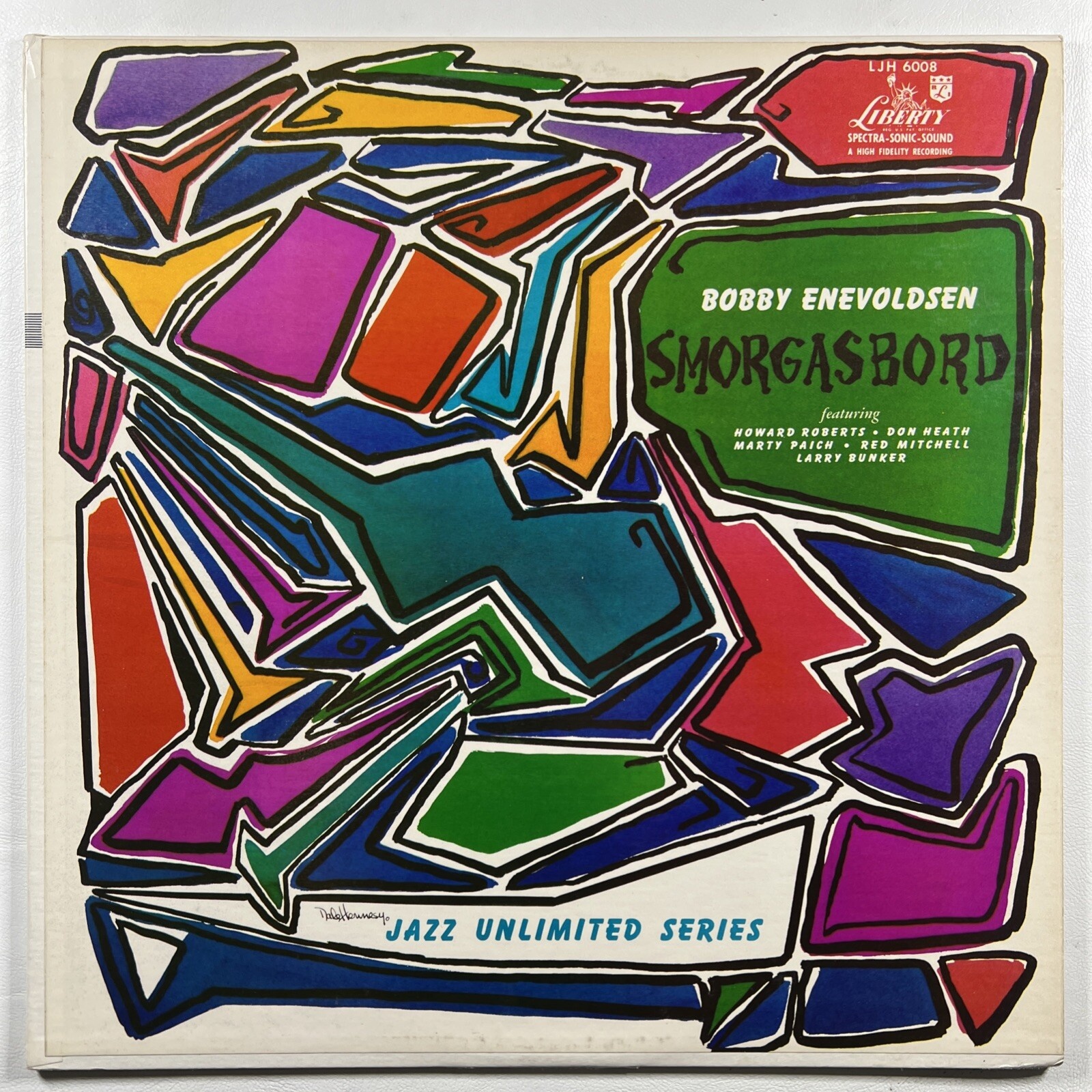 Bobby Enevoldsen “Smorgasbord” LP/Liberty LJH 6008 (VG+) Mono 1956 JAZZ