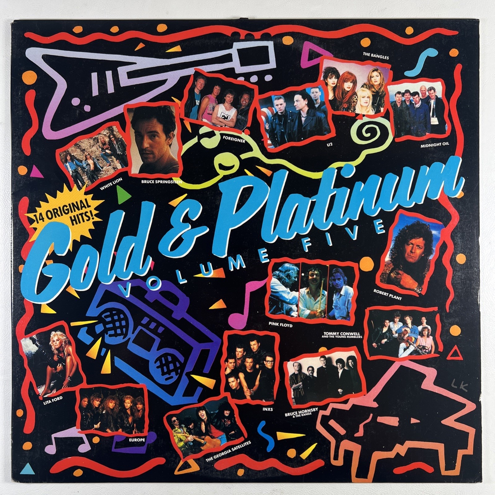 Various “Gold & Platinum Volume Five” LP/Realm Records (NM) 1989 U2 Europe Bruce