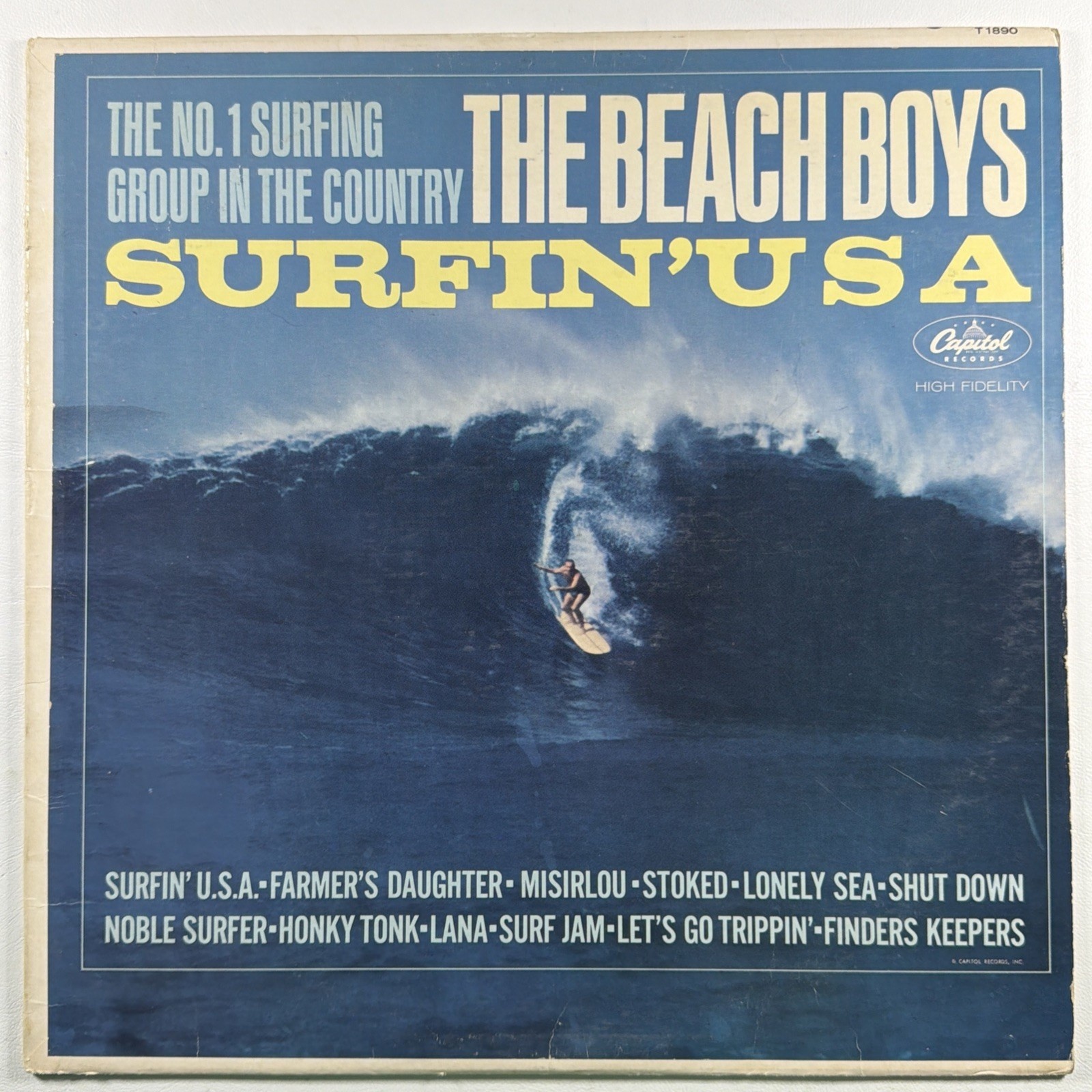 The Beach Boys - Surfin’ USA LP Capitol T-1890 VG 1963 Mono