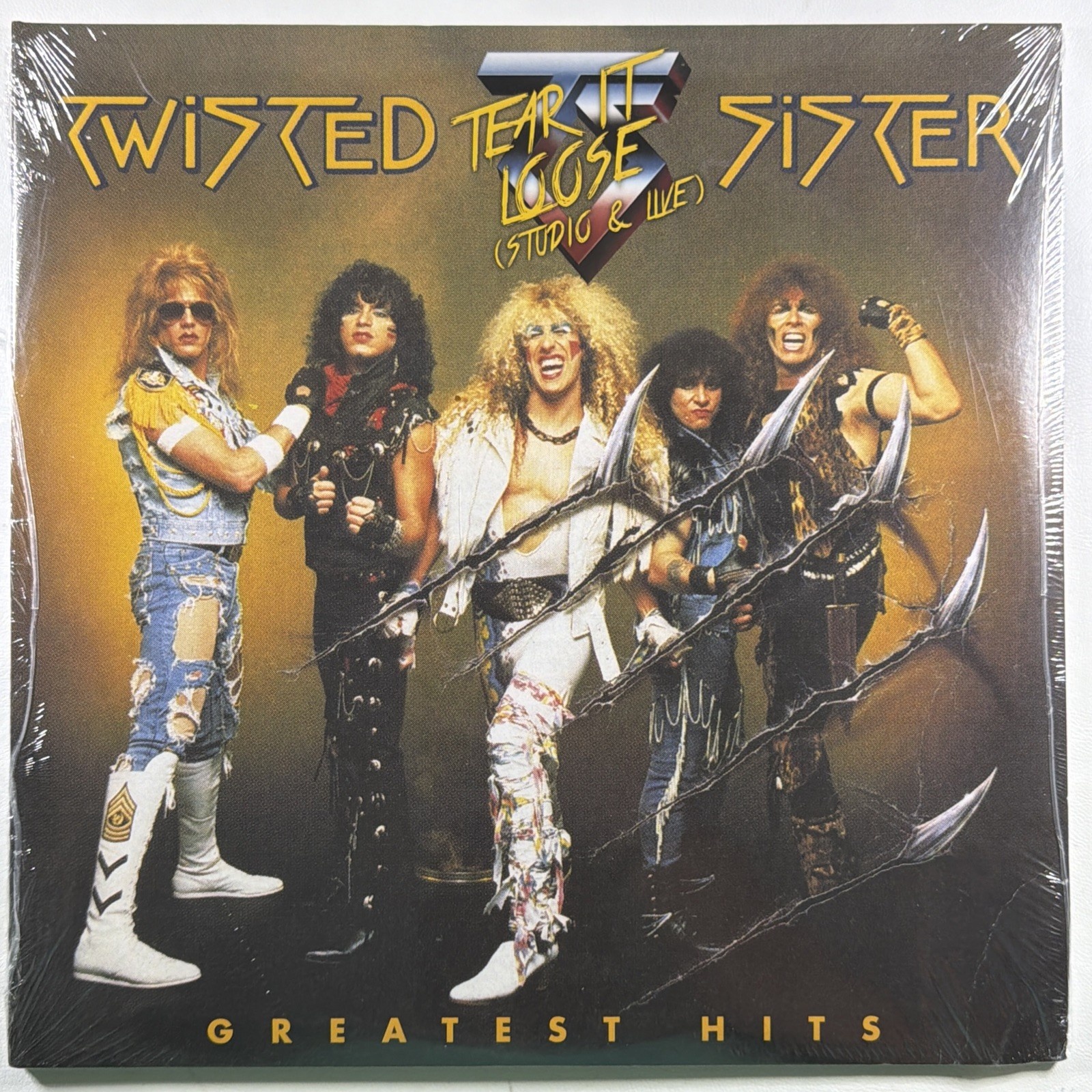 Twisted Sister - Tear It Loose Greatest Hits Studio & Live 2LP Atlantic Sealed