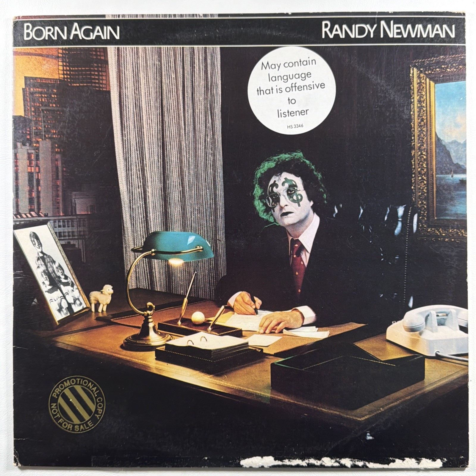 Randy Newman - Born Again LP Warner Bros HS 3346 EX 1979 Promo