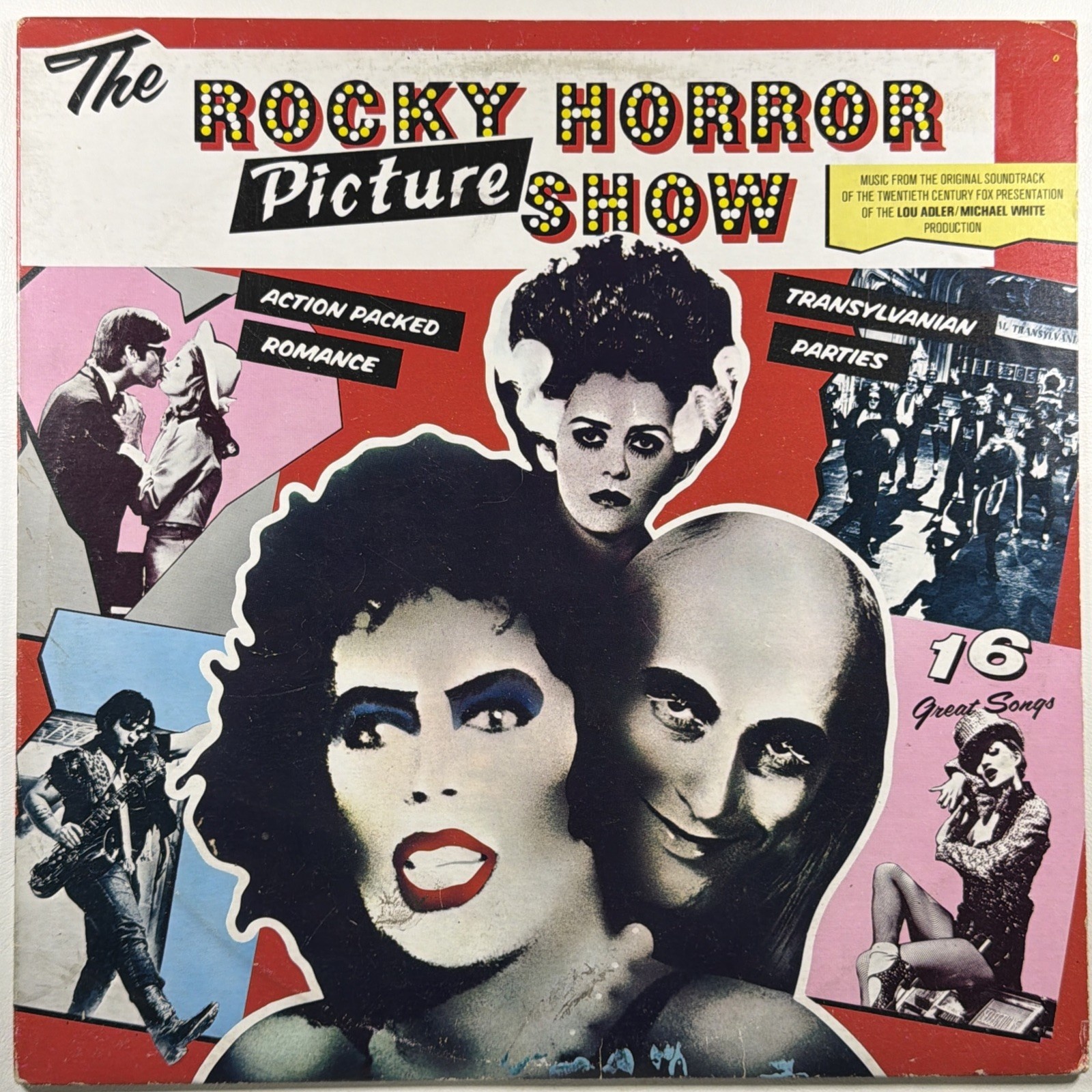 The Rocky Horror Picture Show LP Soundtrack Ode Records ODE-21653 EX 1975 Canada