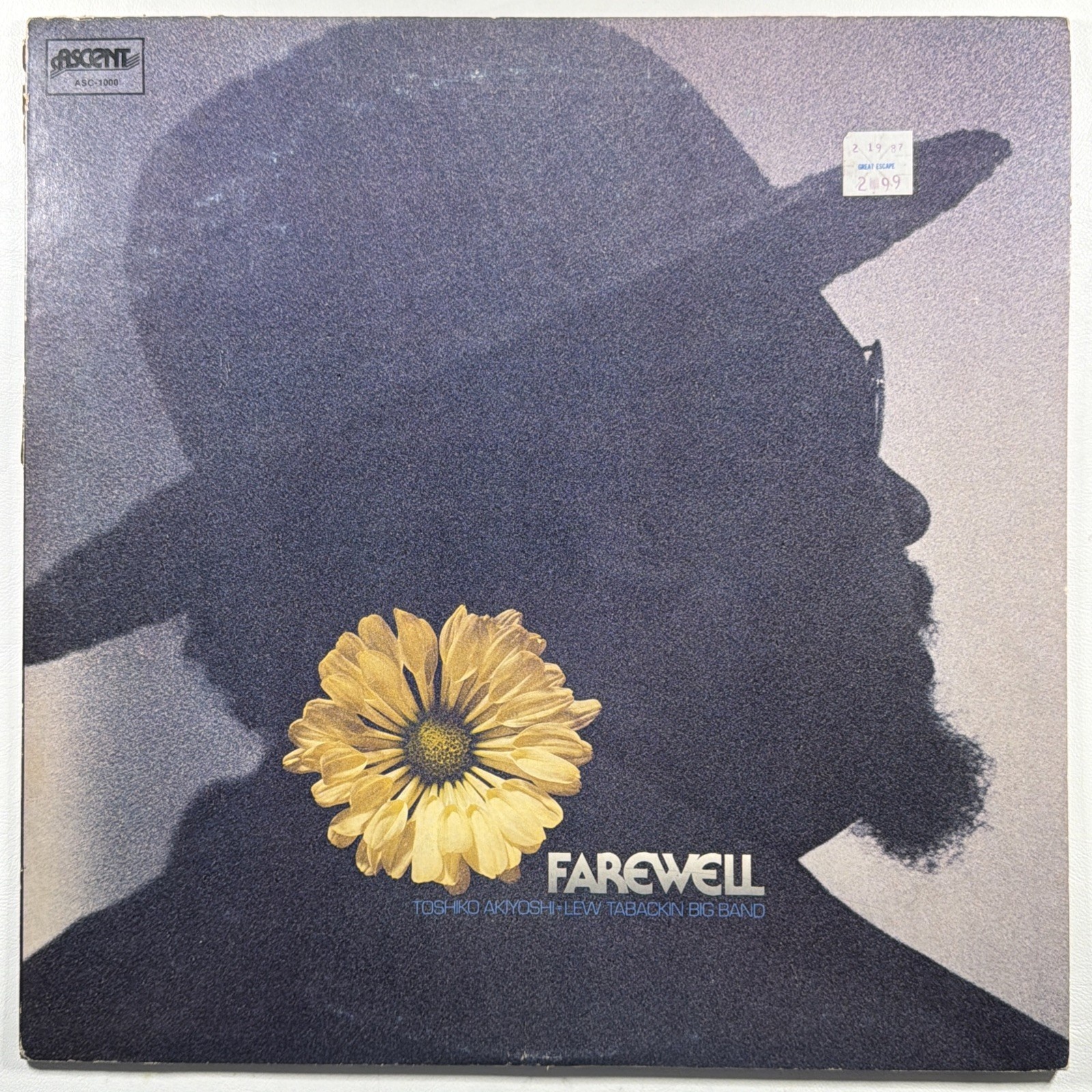 Toshiko Akiyoshi-Lew Tabackin Big Band – Farewell LP Ascent EX 1981 White Promo