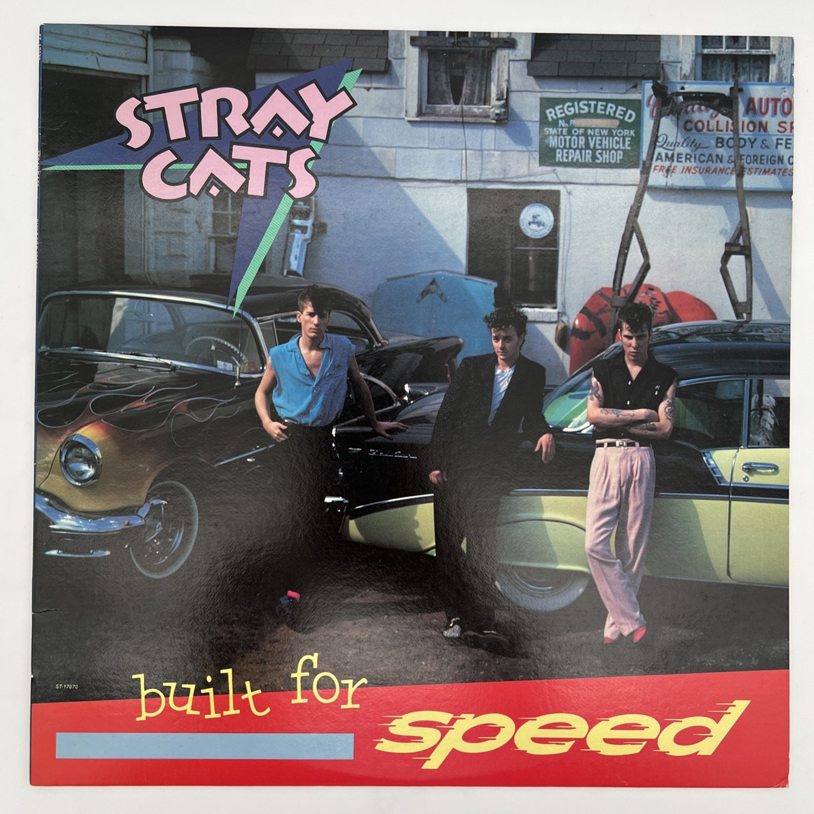 Stray Cats – Built For Speed LP EMI America ST-17070 VG+ 1982 Rockabilly