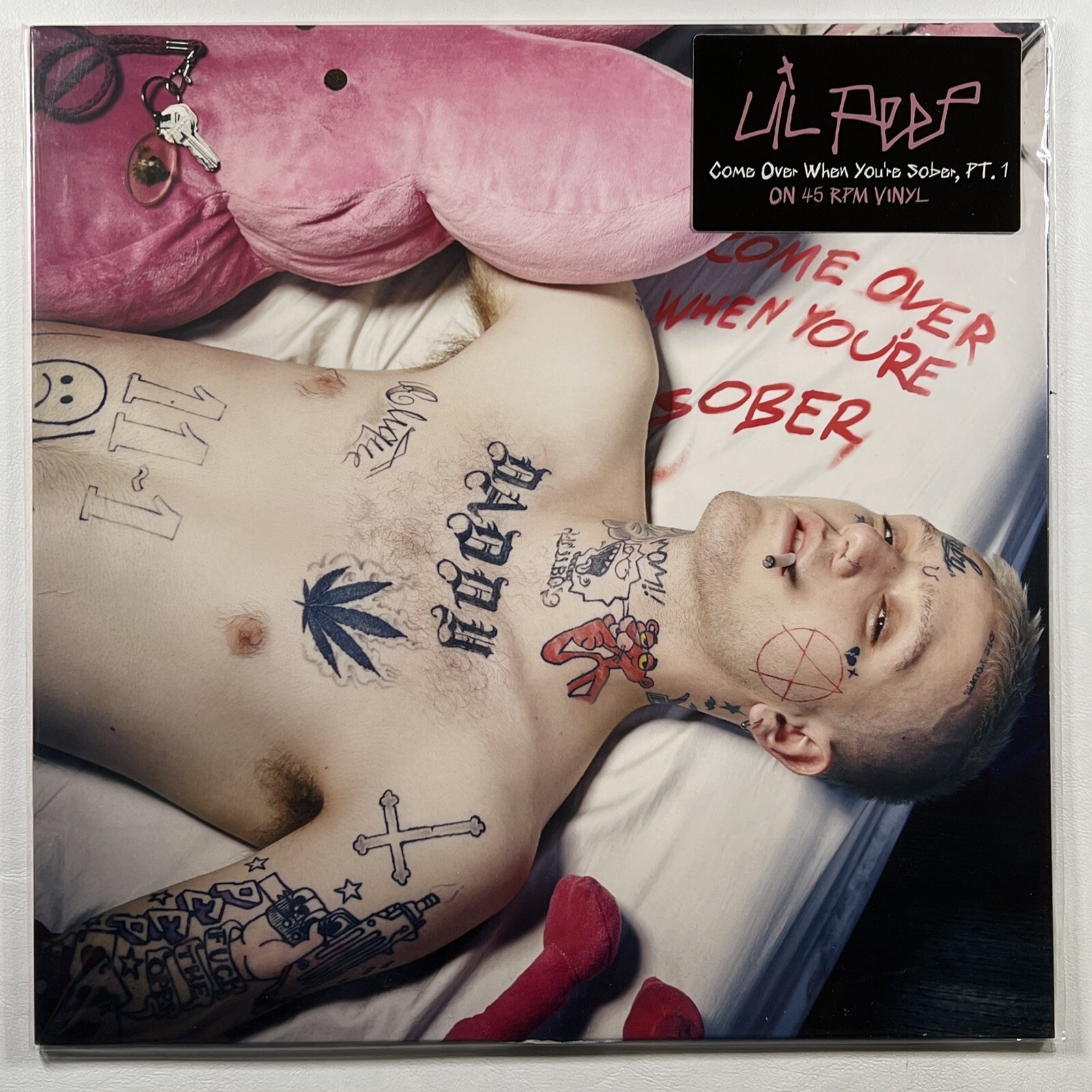 Lil Peep “Come Over When You're Sober, Pt. 1” LP/AWAL (Sealed) Clear Pink 45RPM