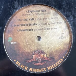 Black Market Militia “Audobun Ballroom/Thug Nation/Hood Lullabye” V4593S (EX)