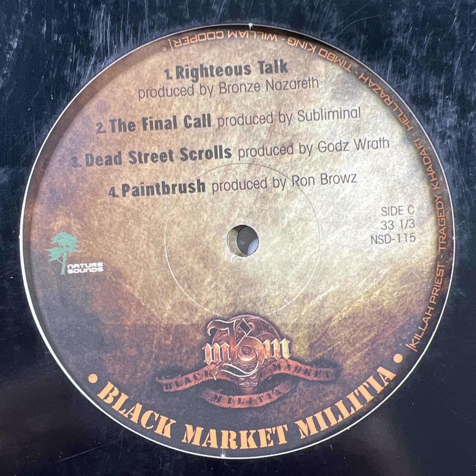 Black Market Militia “Audobun Ballroom/Thug Nation/Hood Lullabye” V4593S (EX)